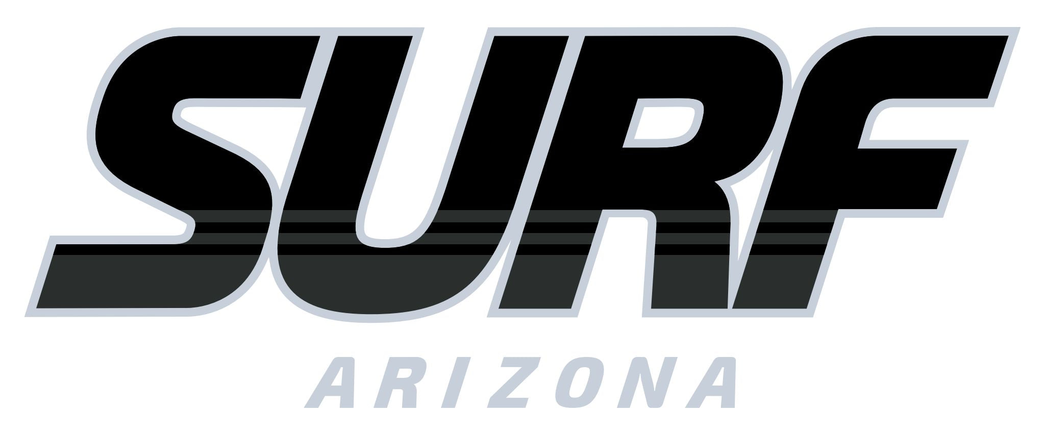 Black "Surf" Front Center Chest Arizona
