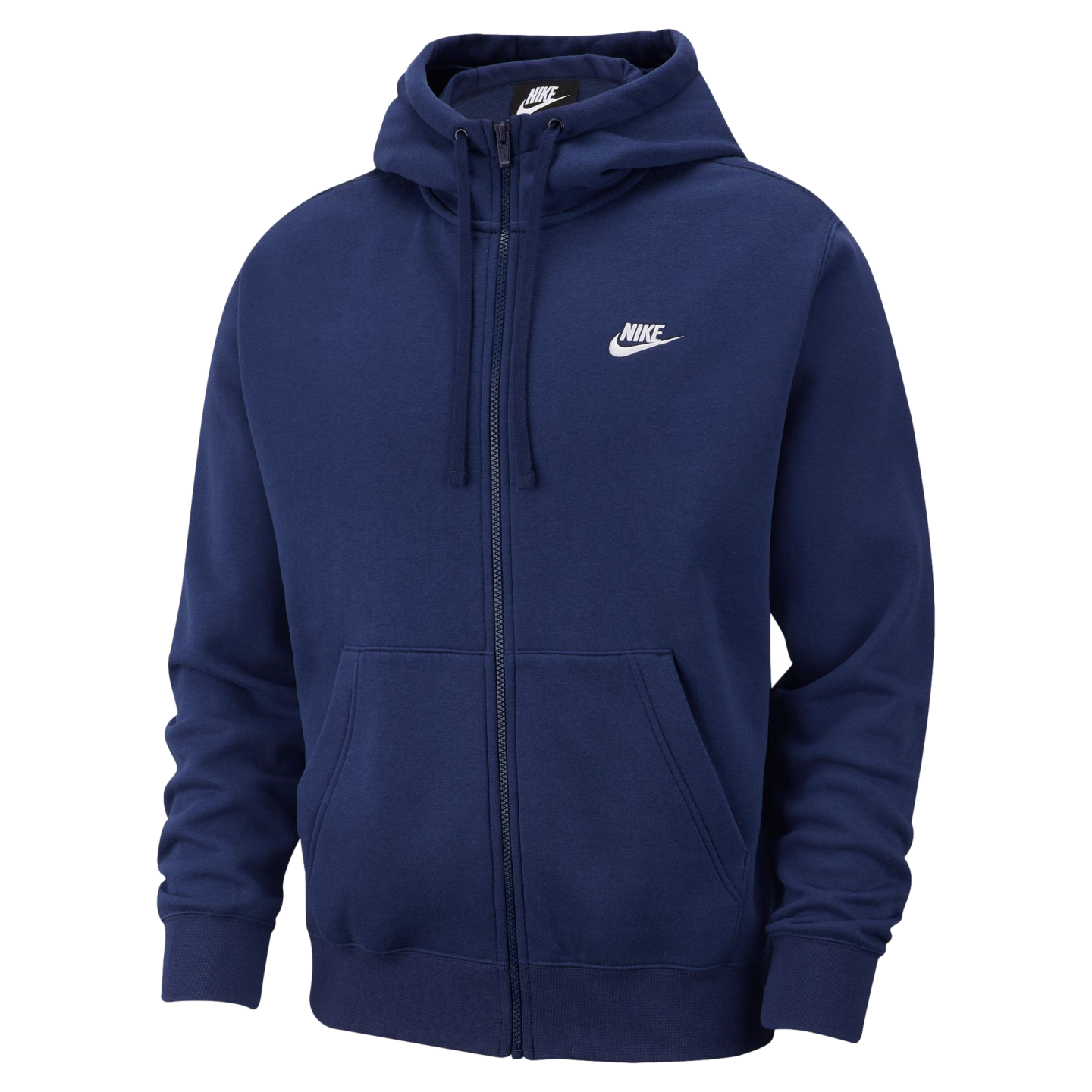Nike Sportswear Club Fleece Full-Zip Hoodie - Navy Blue