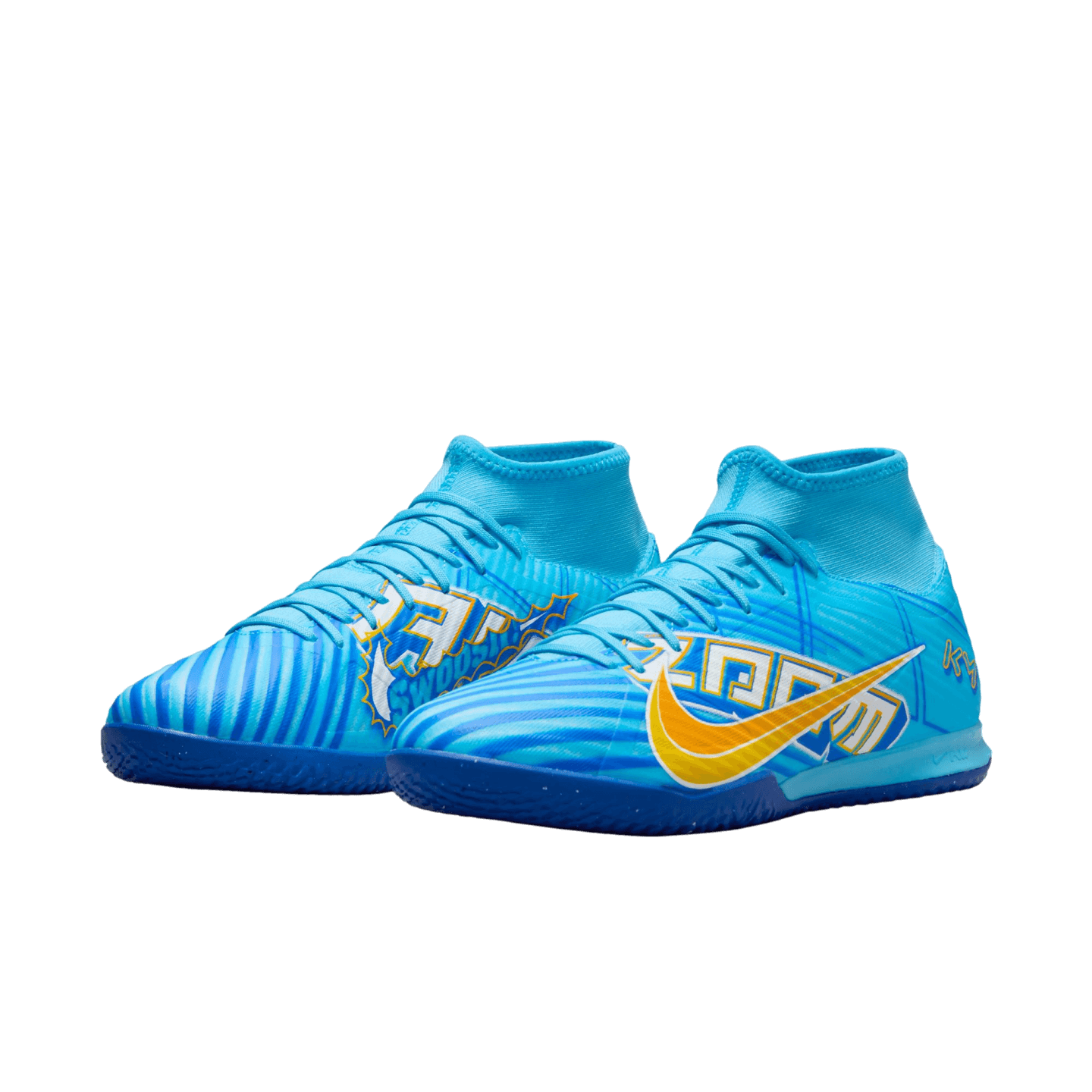 Nike Zoom Mercurial Superfly 9 Academy KM Mbappe Indoor Shoes DO9346-400