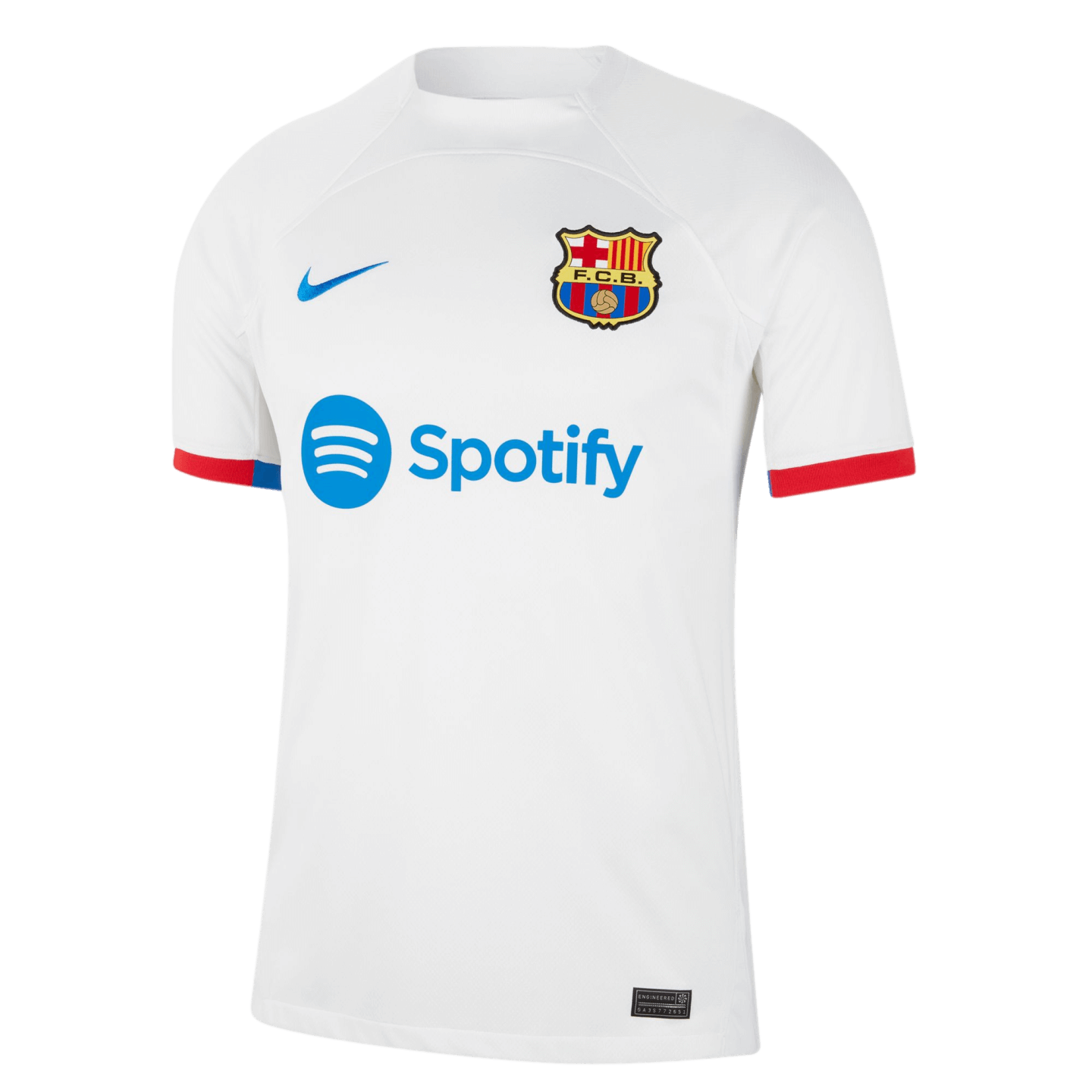 Nike Barcelona 23/24 Away Jesrey Soccer DX2686-101 White