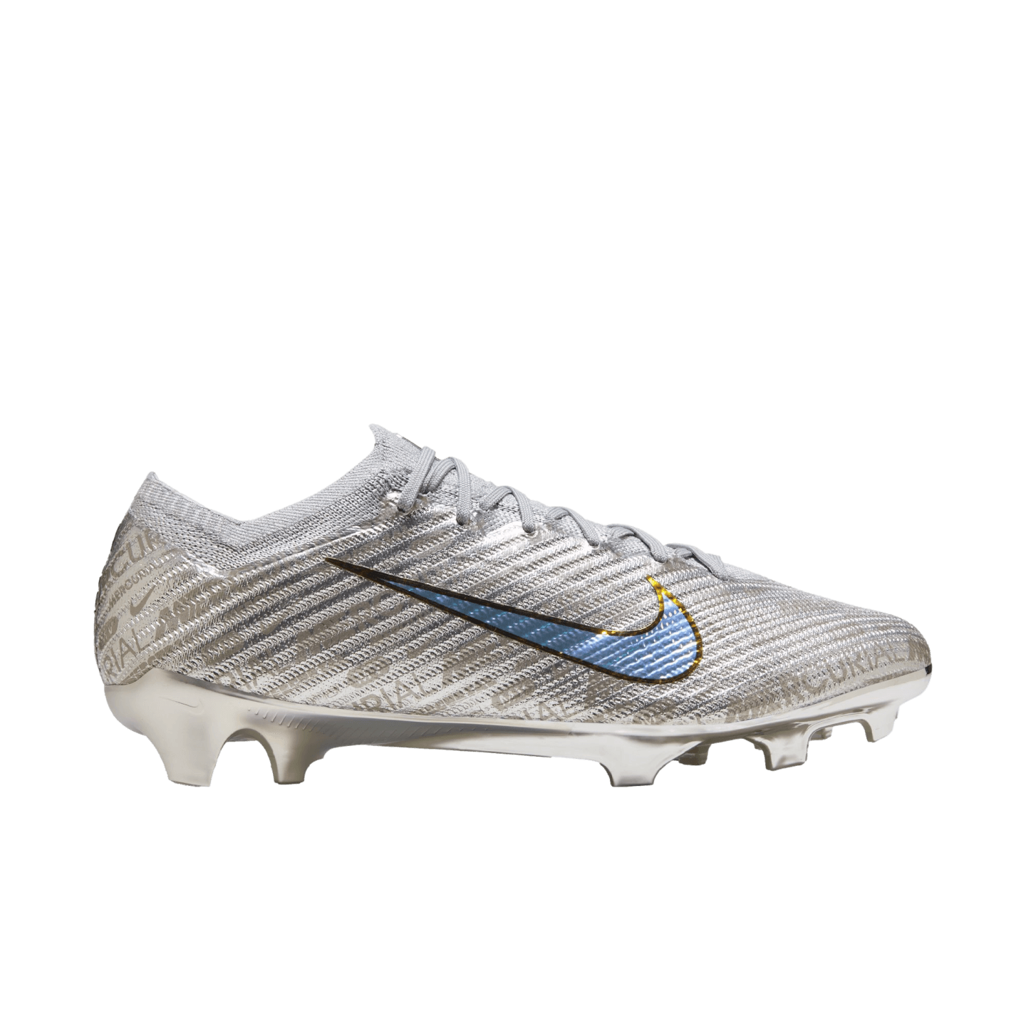 Nike Zoom Mercurial Vapor 15 Elite XXV SE FG Cleats Silver/Blue Nike Zoom Mercurial Vapor 15 Elite XXV SE FG Cleats Silver/Blue