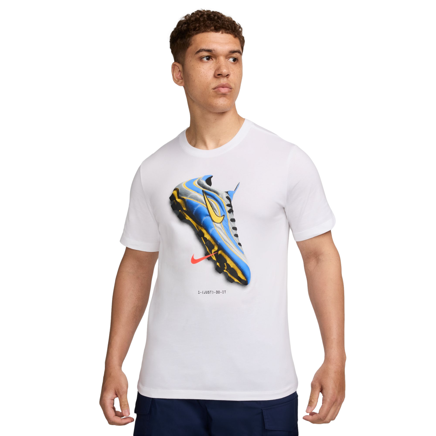 Nike Soccer Shoe Tee - White Nike Soccer Shoe Tee - White
