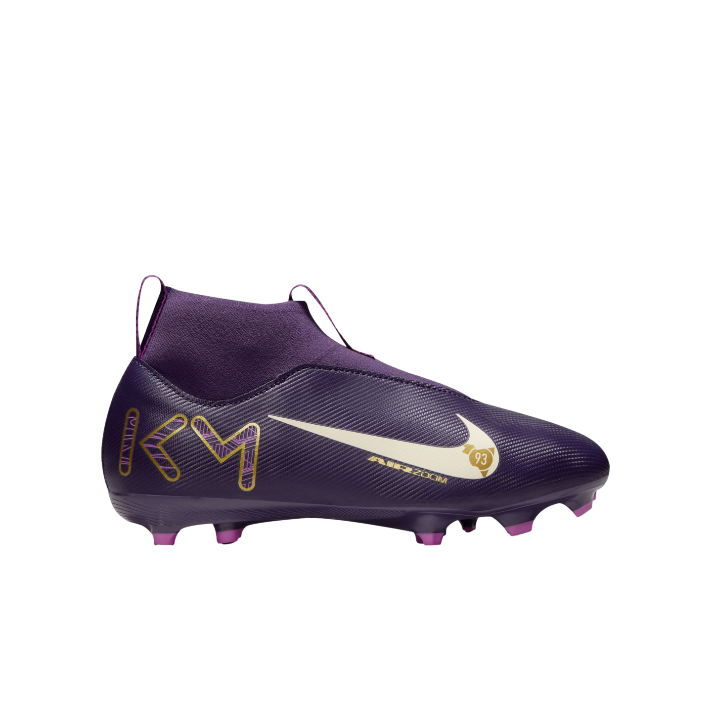 Nike Mercurial Superfly 10 Academy KM Mbappe Youth Firm Ground Cleats HF3417-500