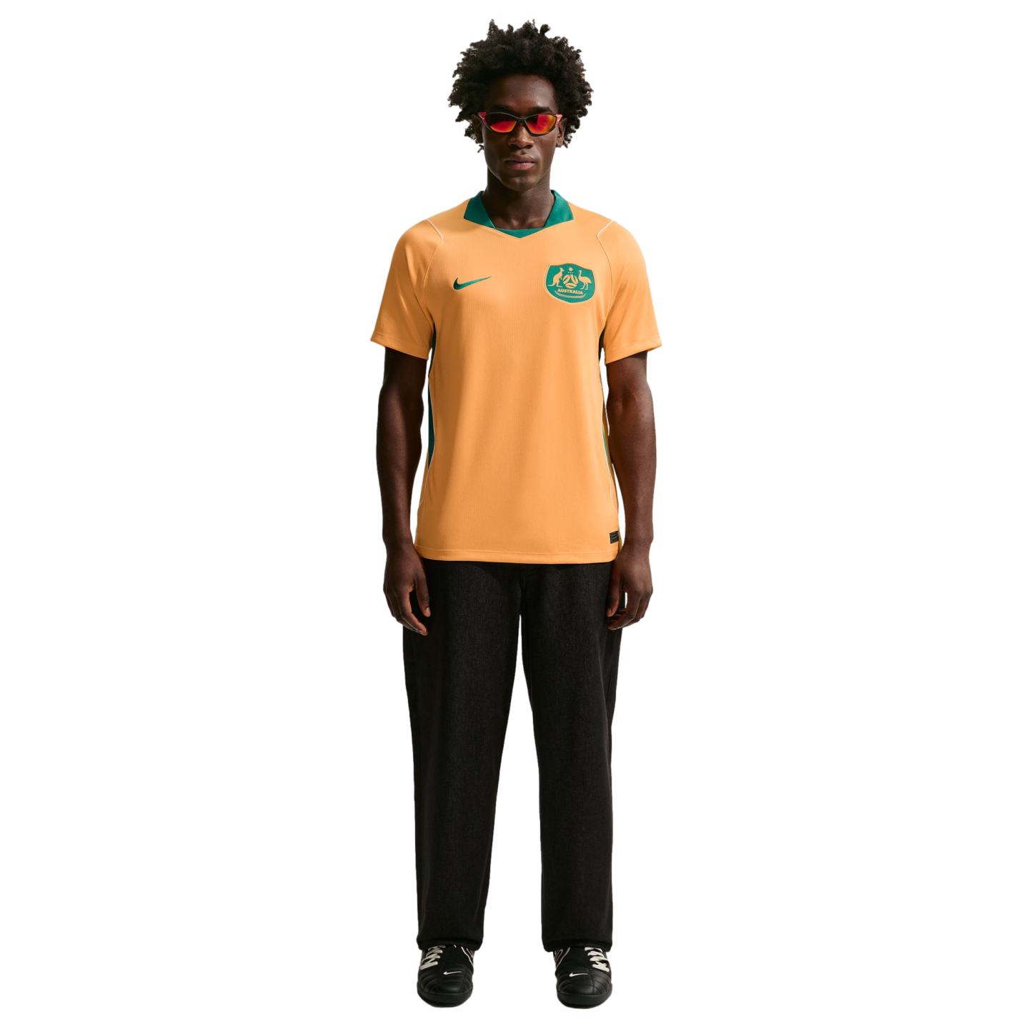 Australia 2026 Home Jersey Soccer IB5256-704 Gold