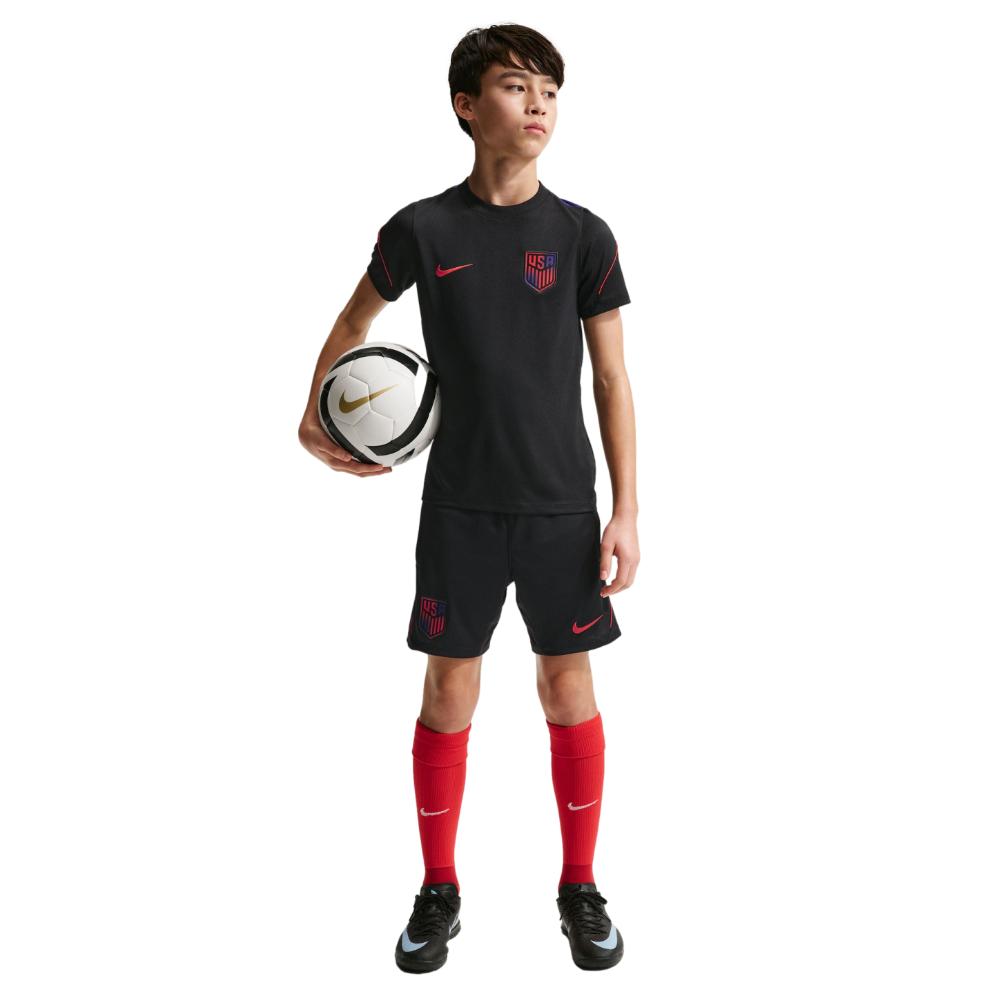 USA Strike Youth Training Jersey Soccer IH1911-010 Black