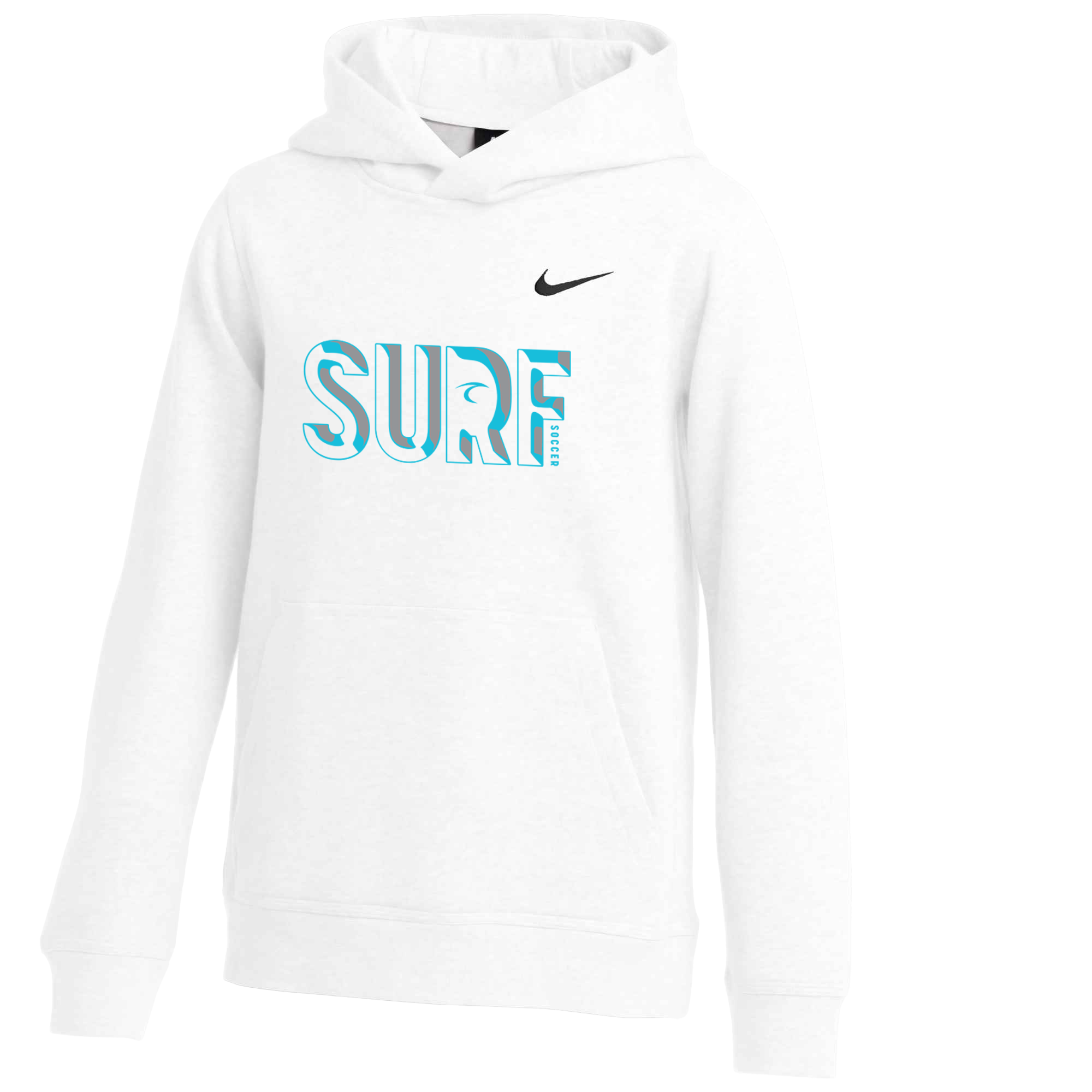 Nike Youth Surf Team Club Fleece Hoodie - White