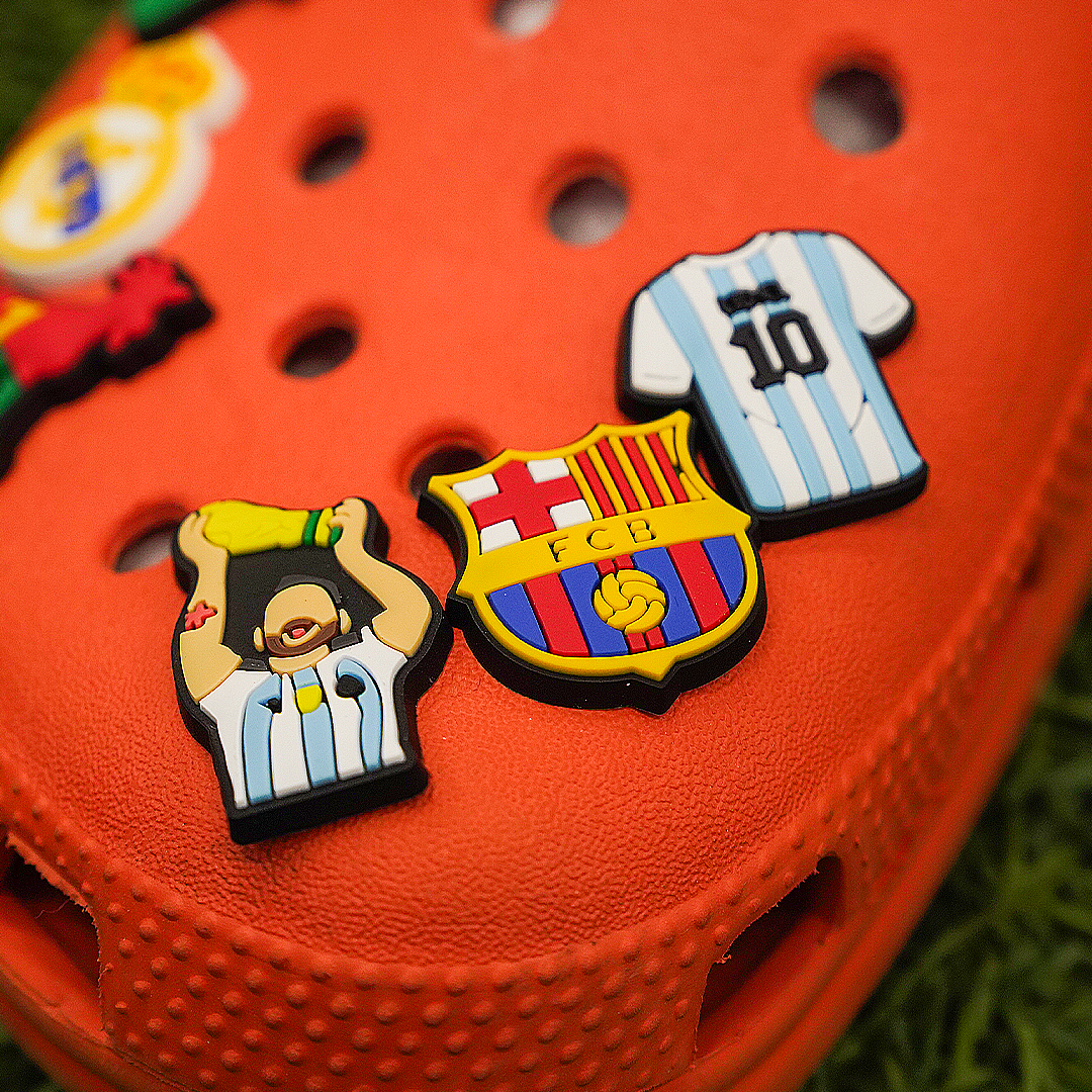 Soccer Croc Charm