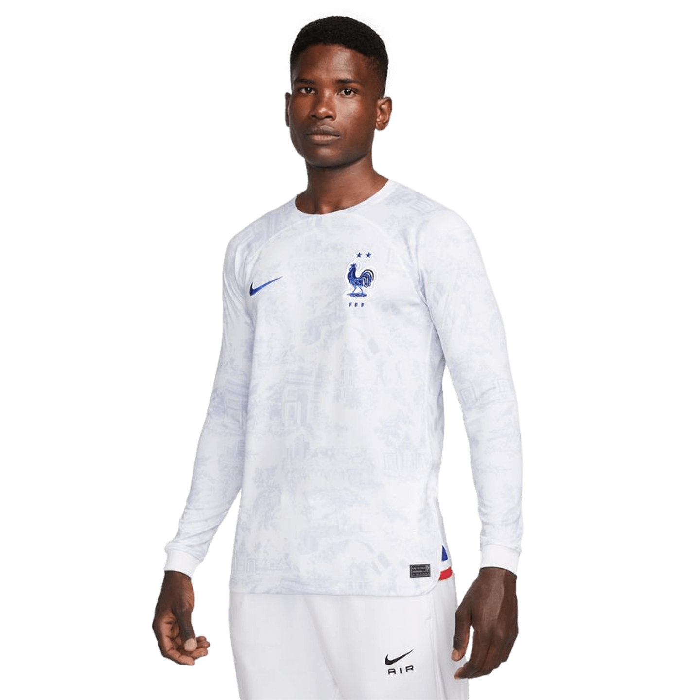 Nike France 2022 World Cup Long Sleeve Away Jersey DN0663-100