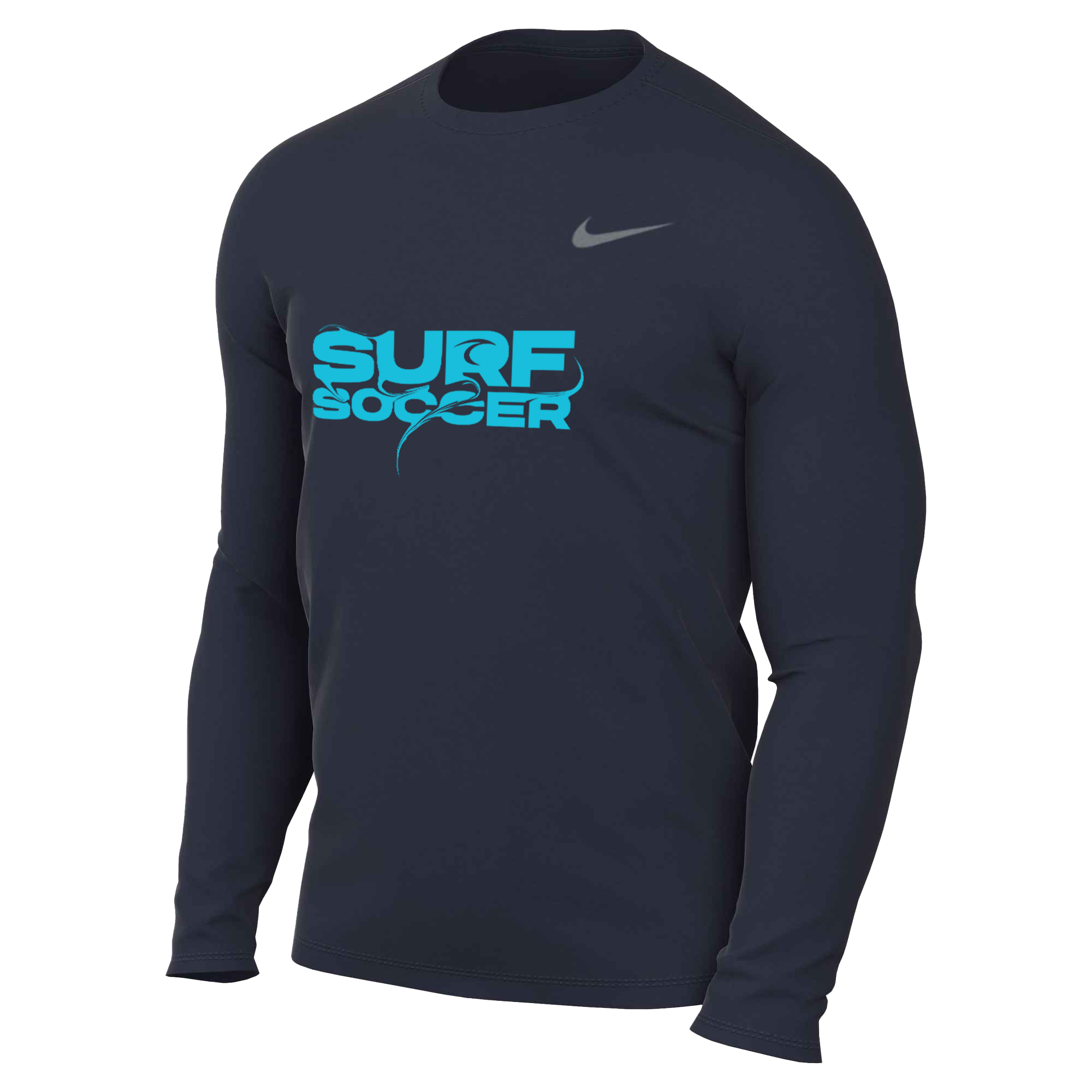 Nike Surf Dri-FIT Legend Long Sleeve Tee - Navy Blue