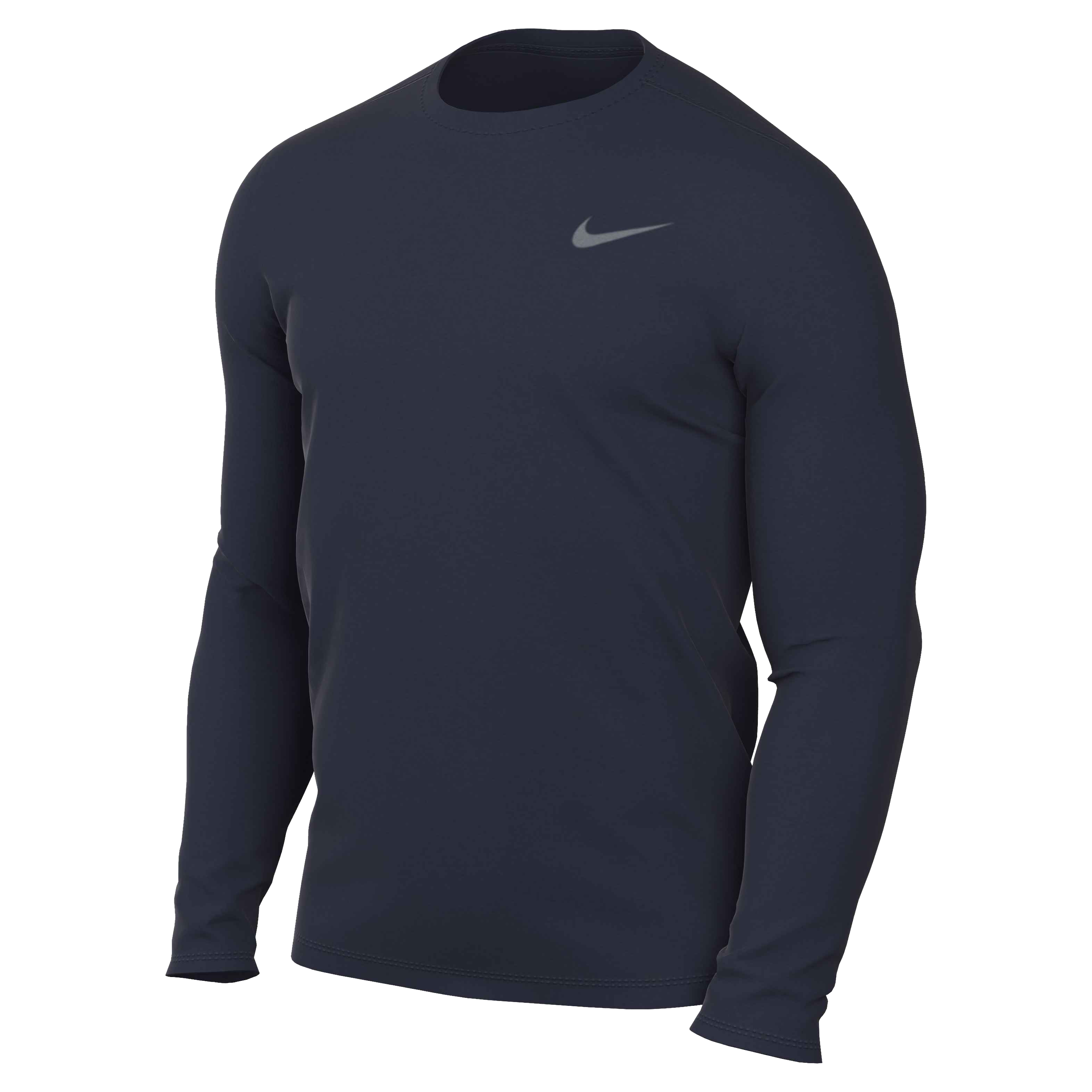 Nike Dri-FIT Legend Long Sleeve Tee - Navy Blue