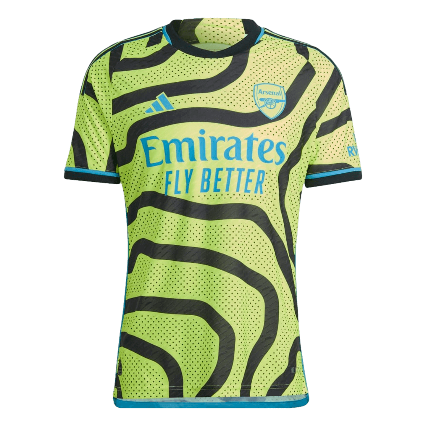 Adidas Arsenal 23/24 Authentic Away Jersey Soccer HR6926 Yellow