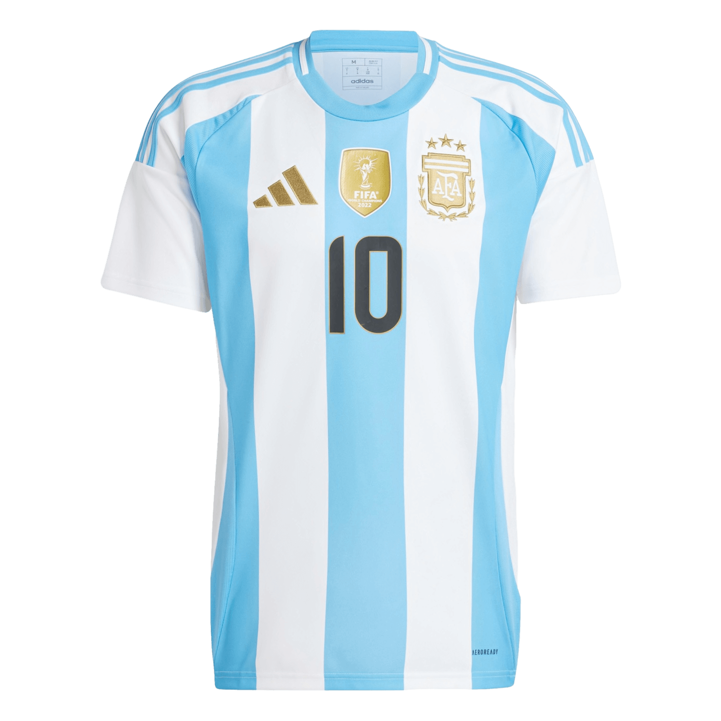 [激レア] Messi メッシ アルゼンチン代表 2024 ホーム 半袖 Adidas Argentina 2024 Messi Home Jersey Soccer IX7790 White