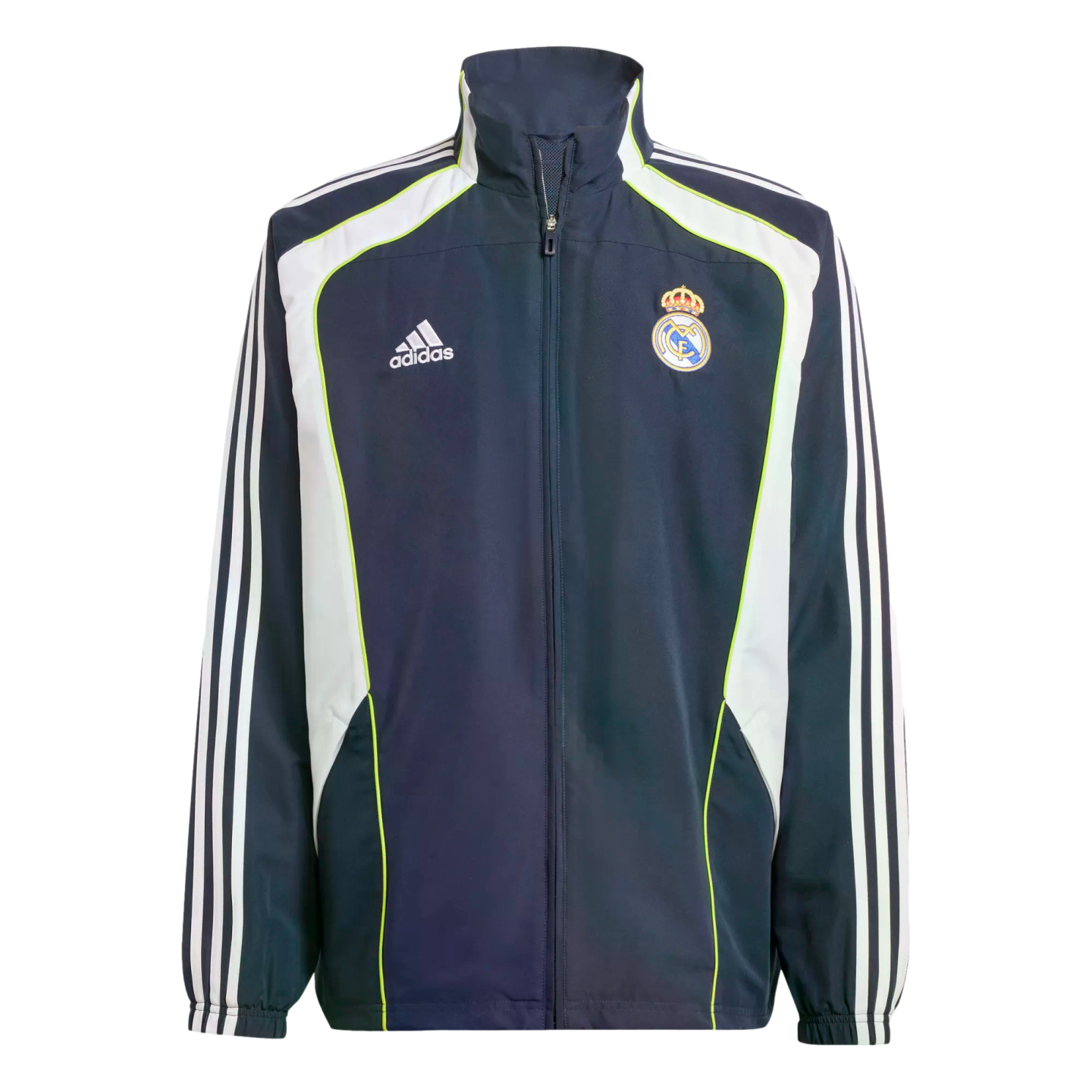 Adidas Real Madrid UBP Track Top Jacket Soccer JF2575 Navy Blue