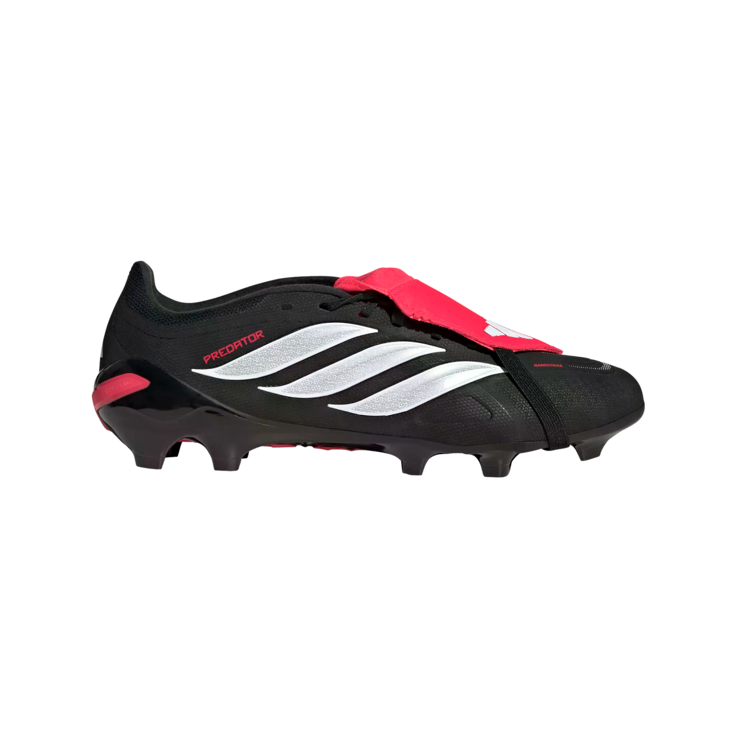  Predator サッカーシューズ 黒/赤 Predator League Foldover Tongue Firm Ground Cleats Soccer JS0425 Black