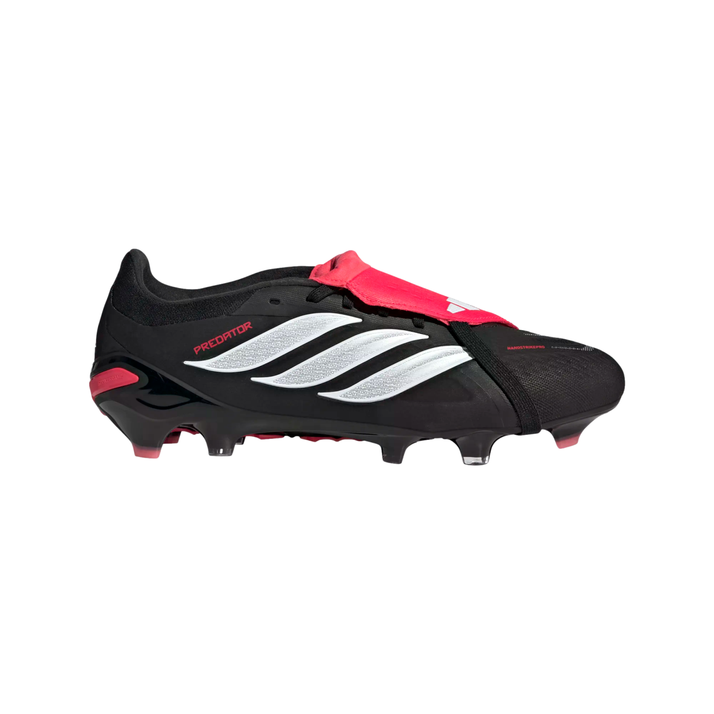 Predator Pro Foldover Tongue Firm Ground Cleats Soccer JS0952 Black Predator Pro Foldover Tongue Firm Ground Cleats Soccer JS0952 Black