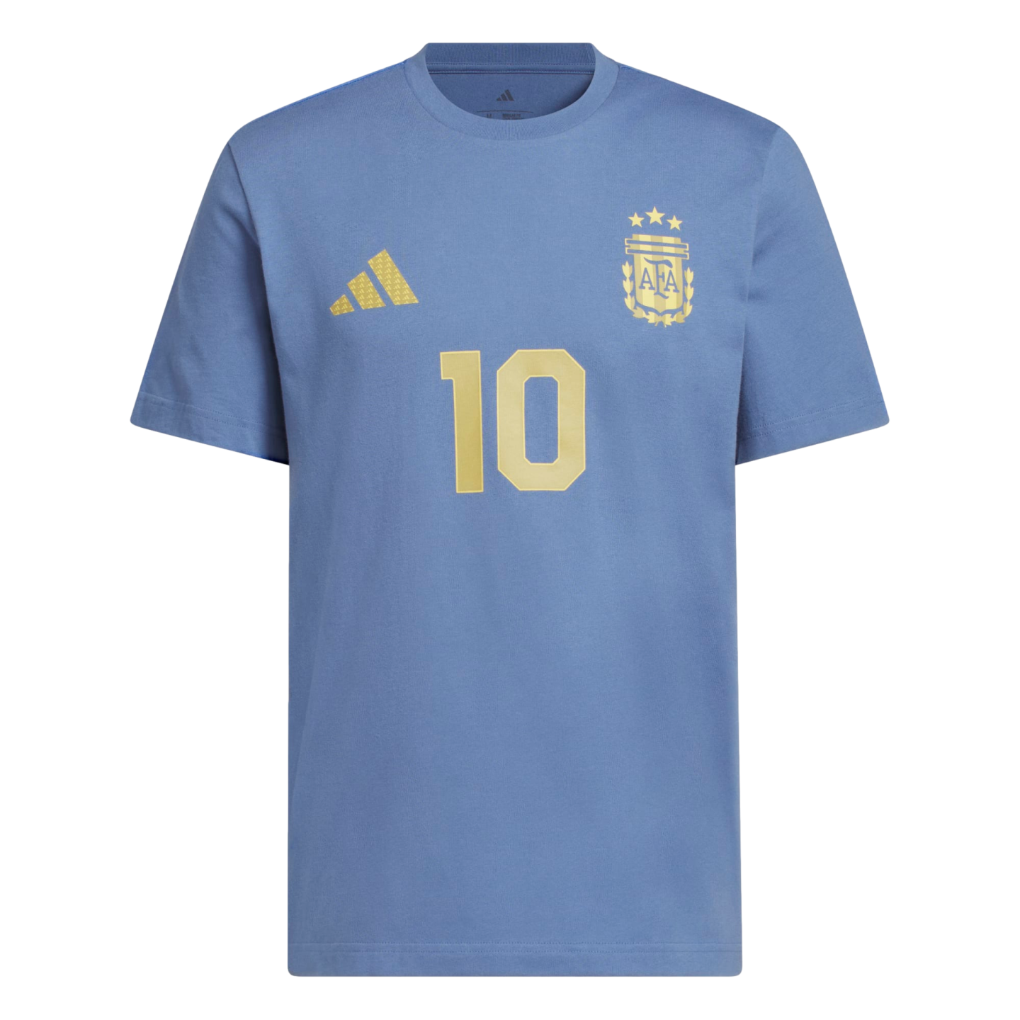 Adidas Argentina Messi 10 Tee Soccer KG3074 Blue Adidas Argentina Messi 10 Tee Soccer KG3074 Blue