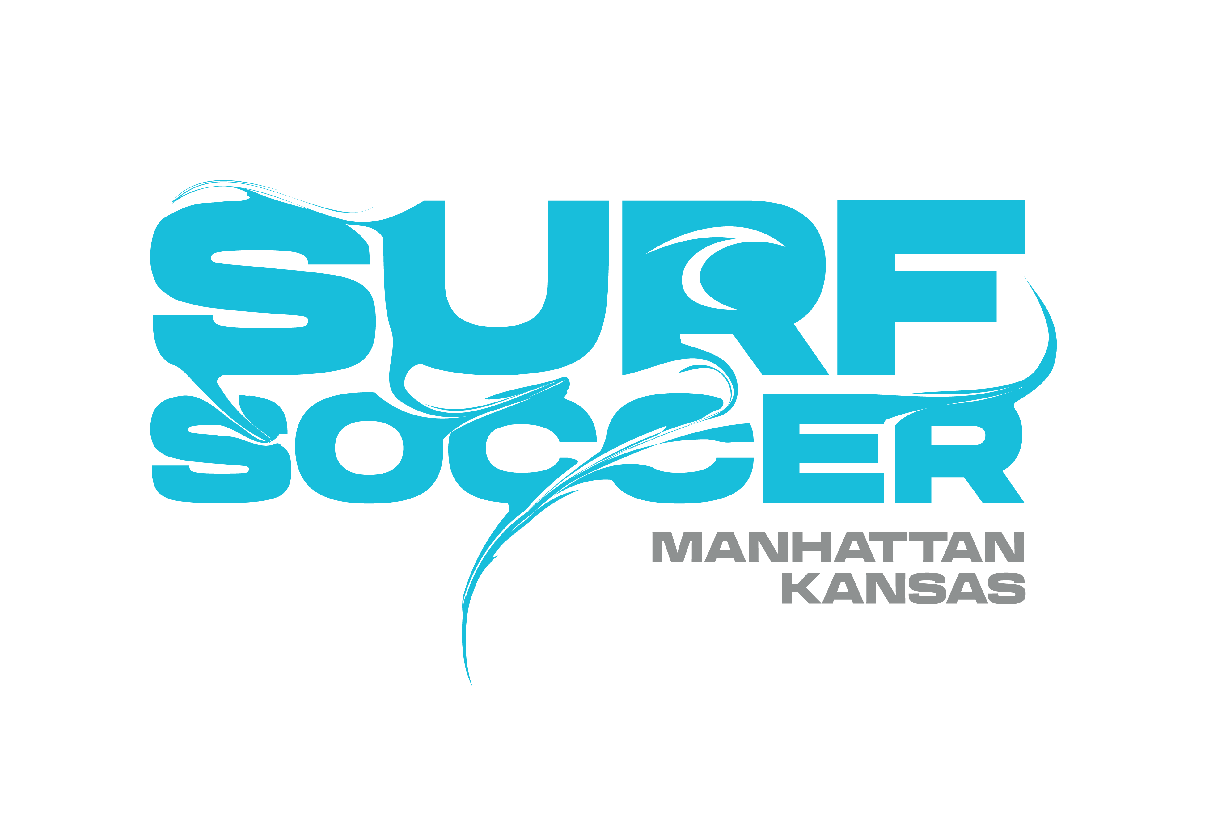 Blue Surf Soccer Paint Logo Manhattan KC