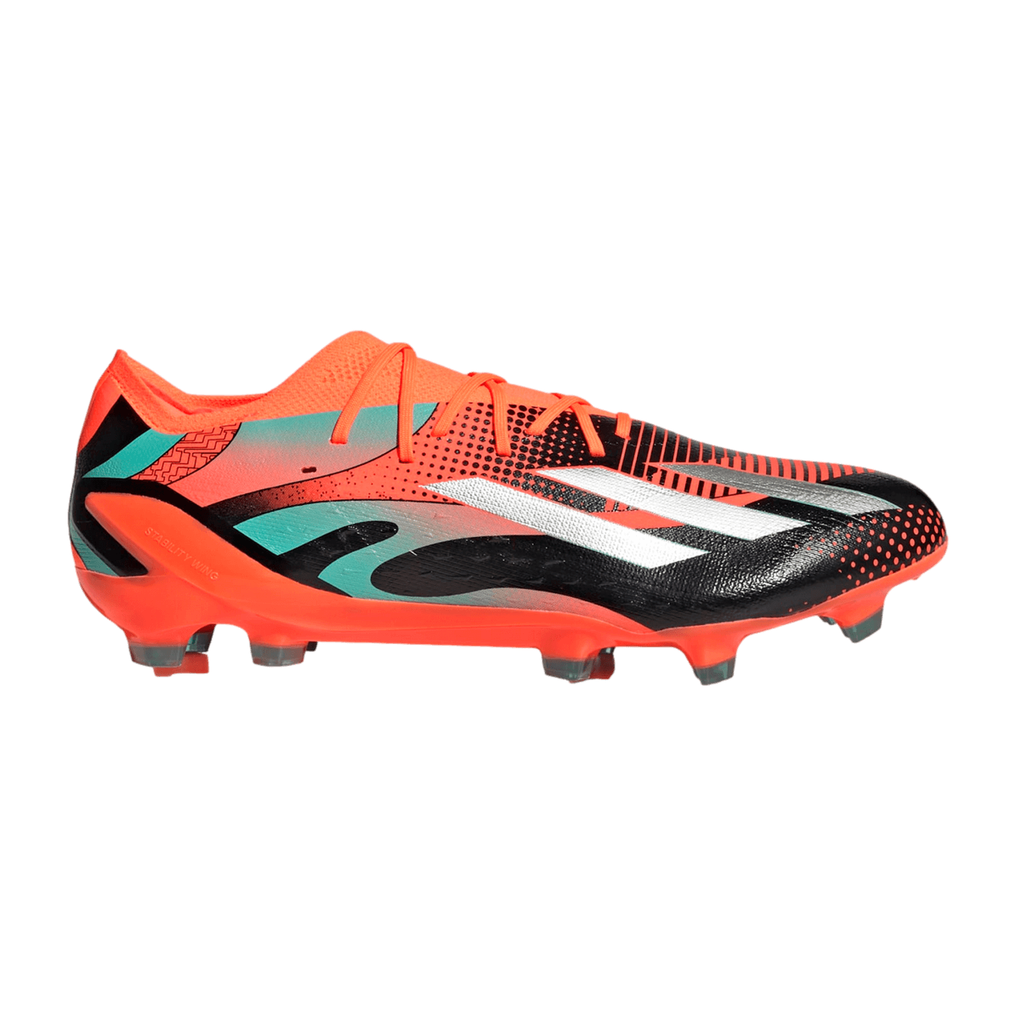 adidasエックス スピードポータル MESSI.1 FG(ホワイト×レッド adidasエックス スピードポータル MESSI.1 FG(ホワイト×レッド