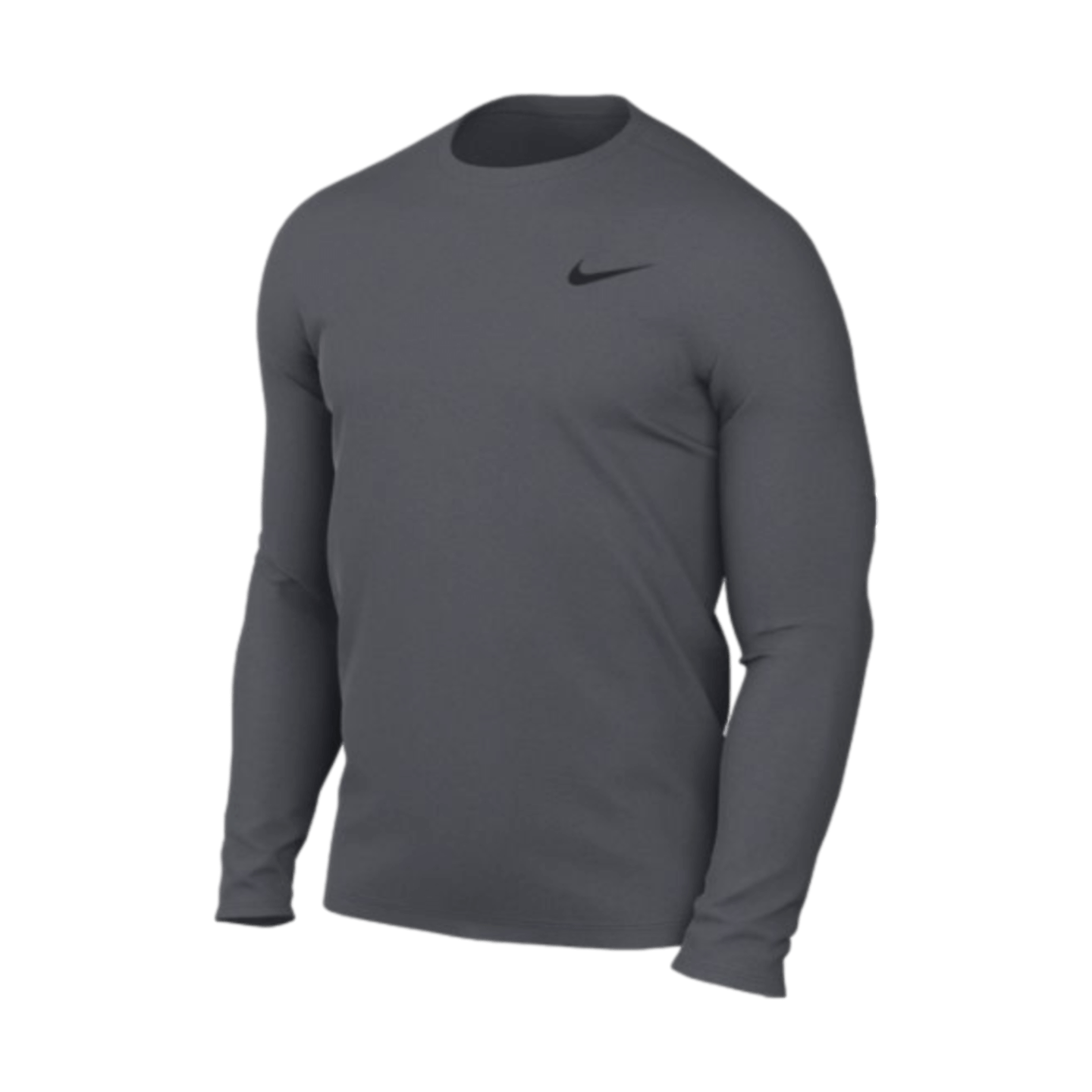 Nike Dri-FIT Long Sleeve Tee - Carbon Heather