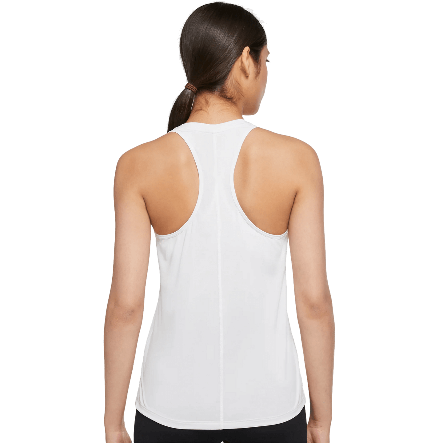 Nike Dri-FIT One Womens Raceback Tank Top - White
