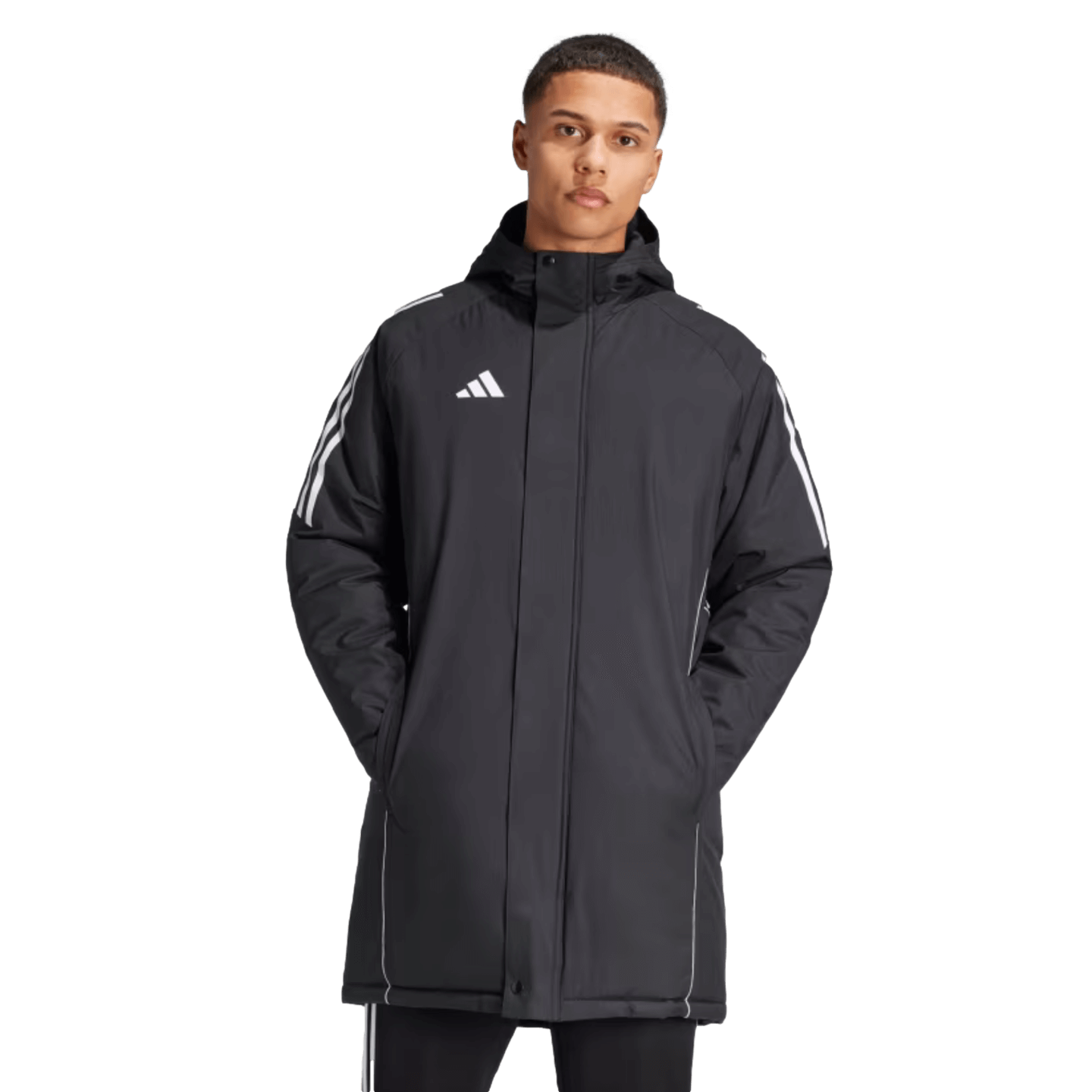 adidas Tiro 24 Stadium Parka - Black