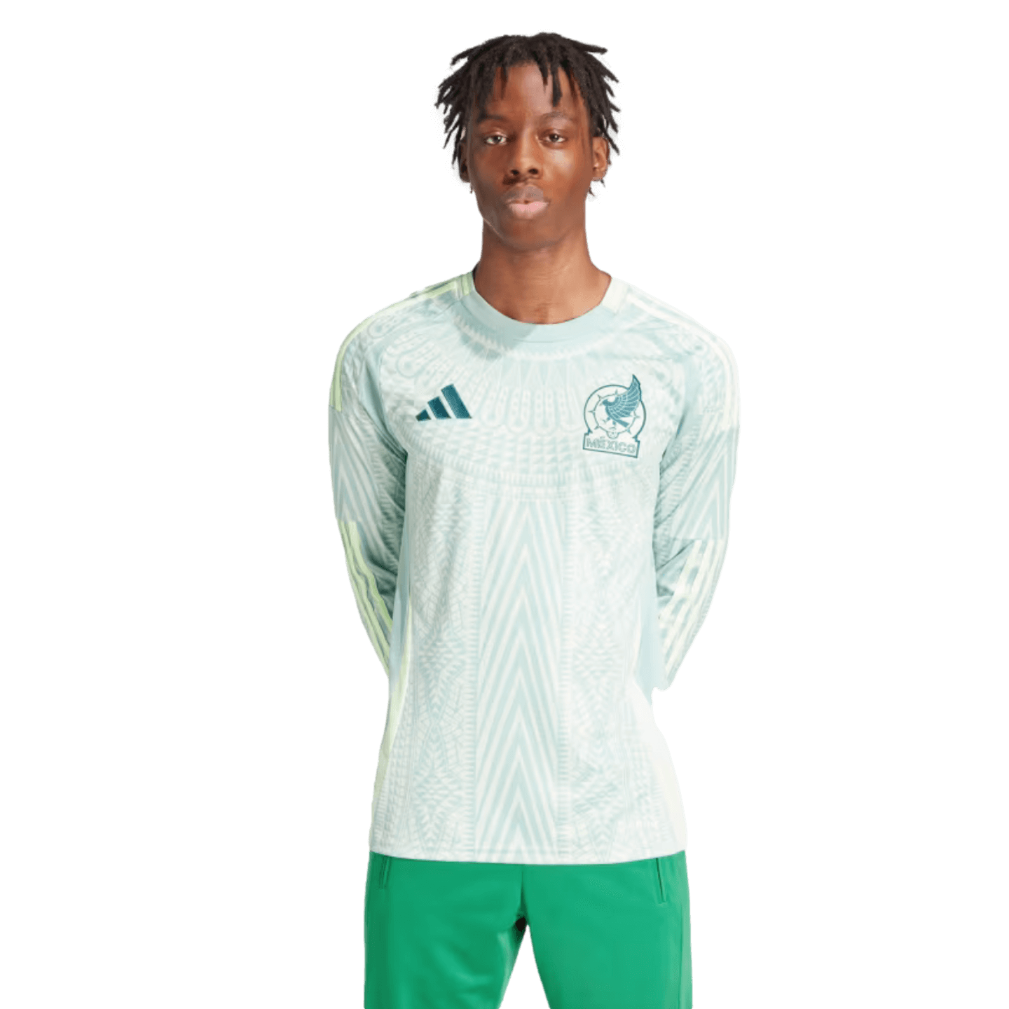 Adidas Mexico 2024 Long Sleeve Away Jersey IP6387