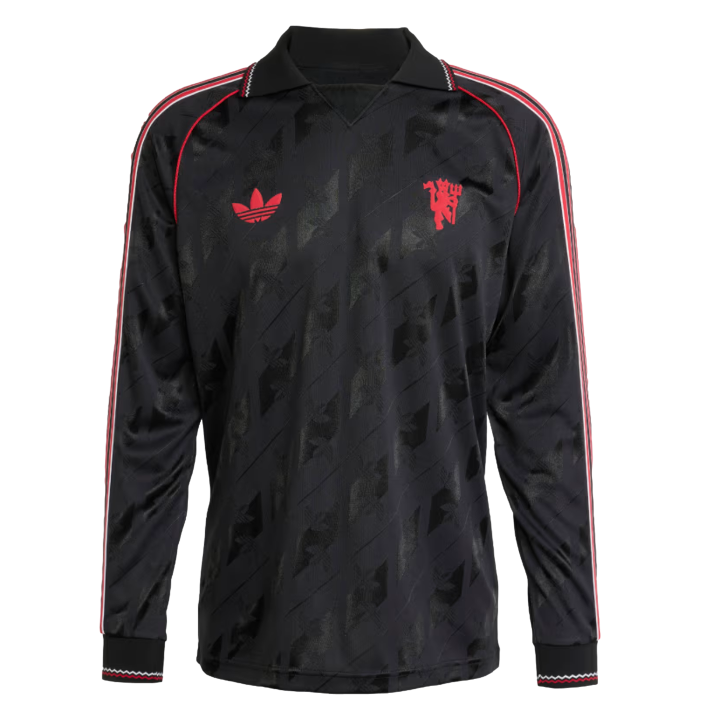 Adidas Manchester United Lifestyler Jersey Soccer IS6522 Black