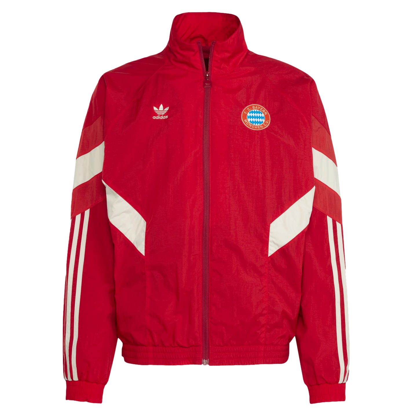 Adidas Bayern Munich Originals Track Top Jacket Soccer IS6508 Red
