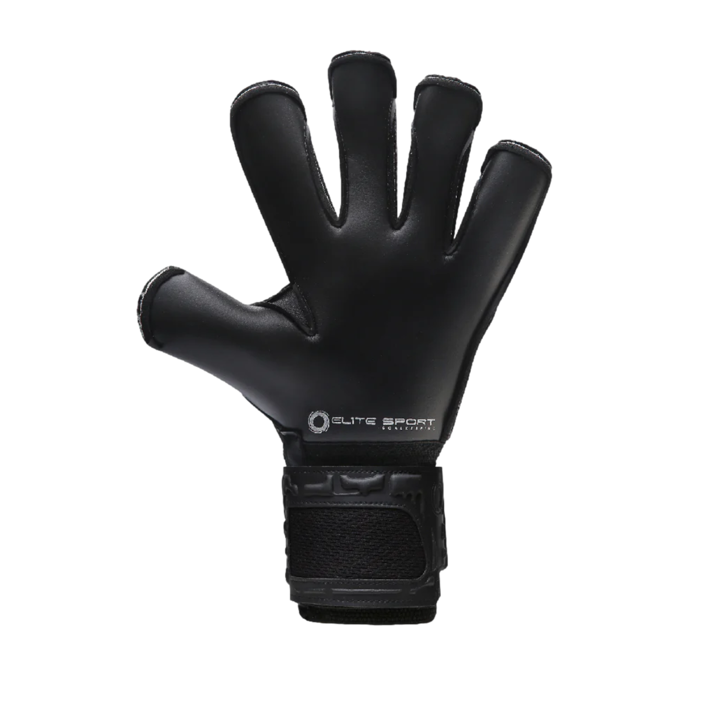 Guantes de portero Elite Sport Solo Fingersave negros