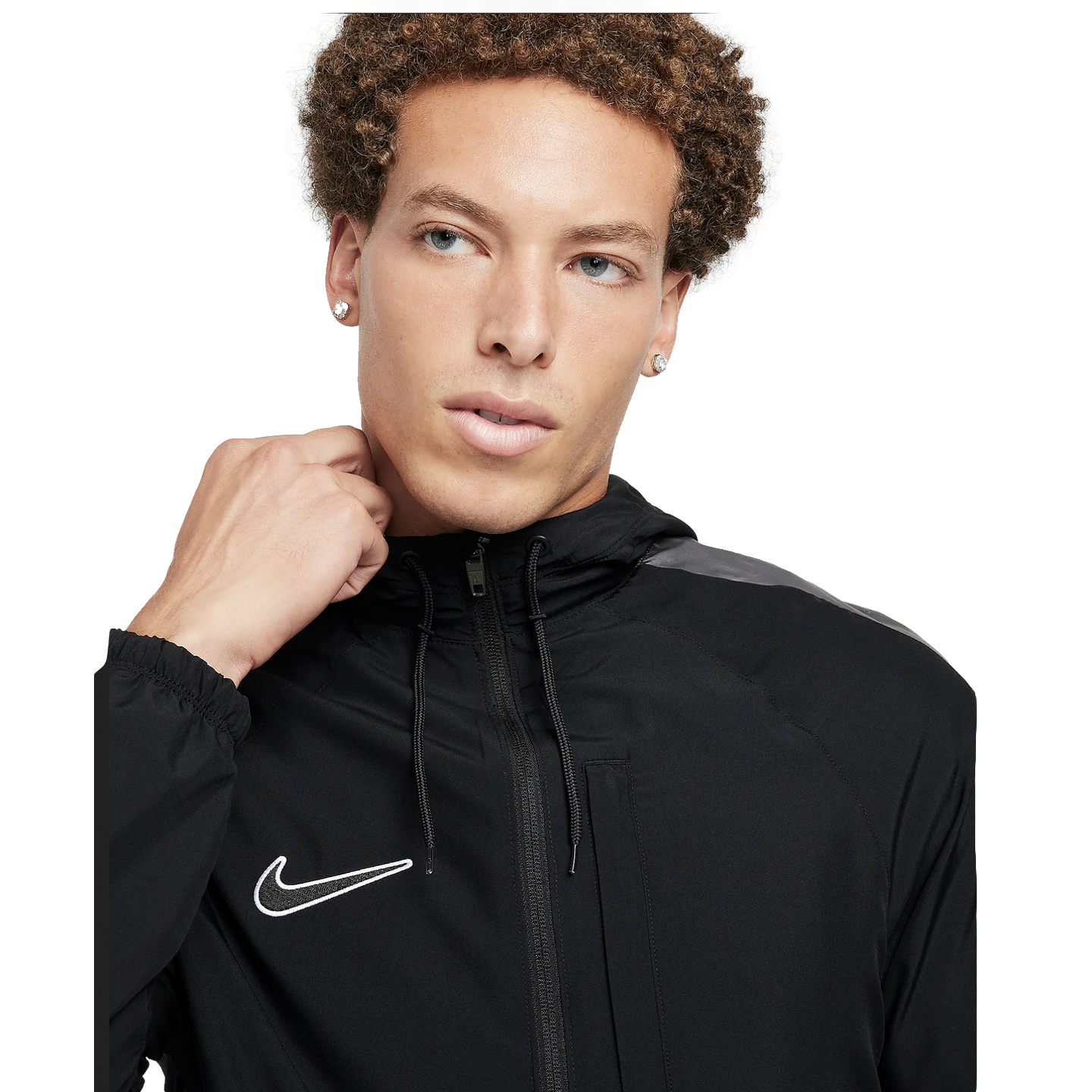 Nike Academy Water Repellant Hooded Jacket - Black FZ0585-010