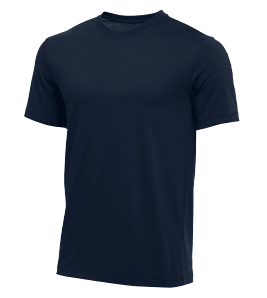 Nike Cotton Crew Tee - Navy Blue
