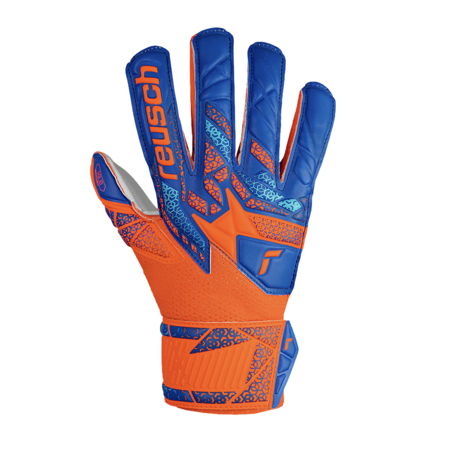 Reusch Attrakt Solid Finger Support Youth Goalkeeper Gloves