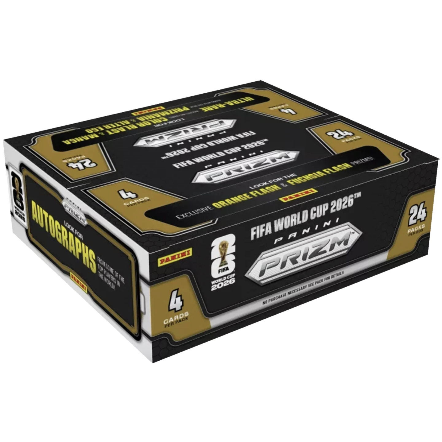 Panini World Cup 2026 Prizm Trading Card Box (24 packs)