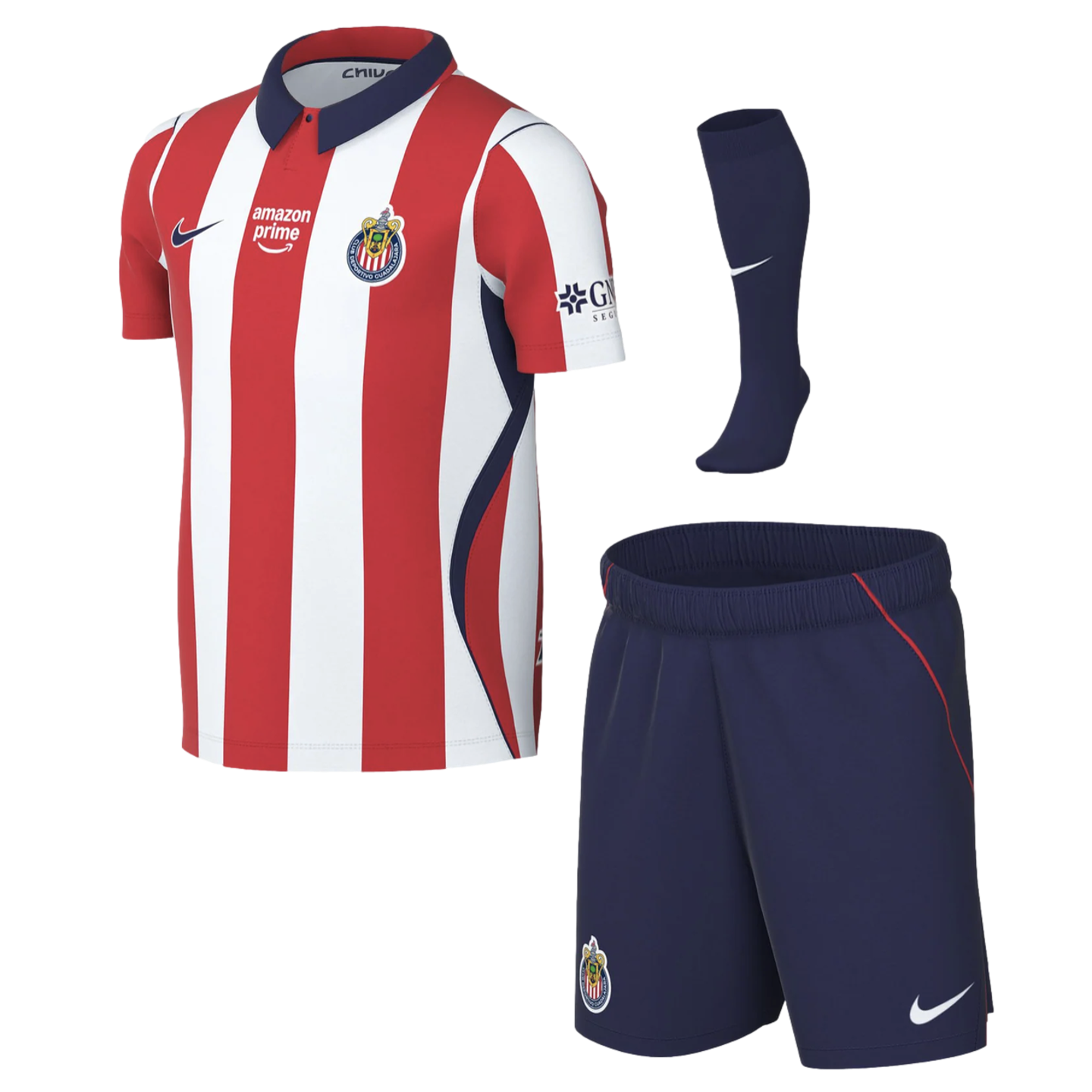 Nike Chivas 26/27 Little Kids Home Mini Kit