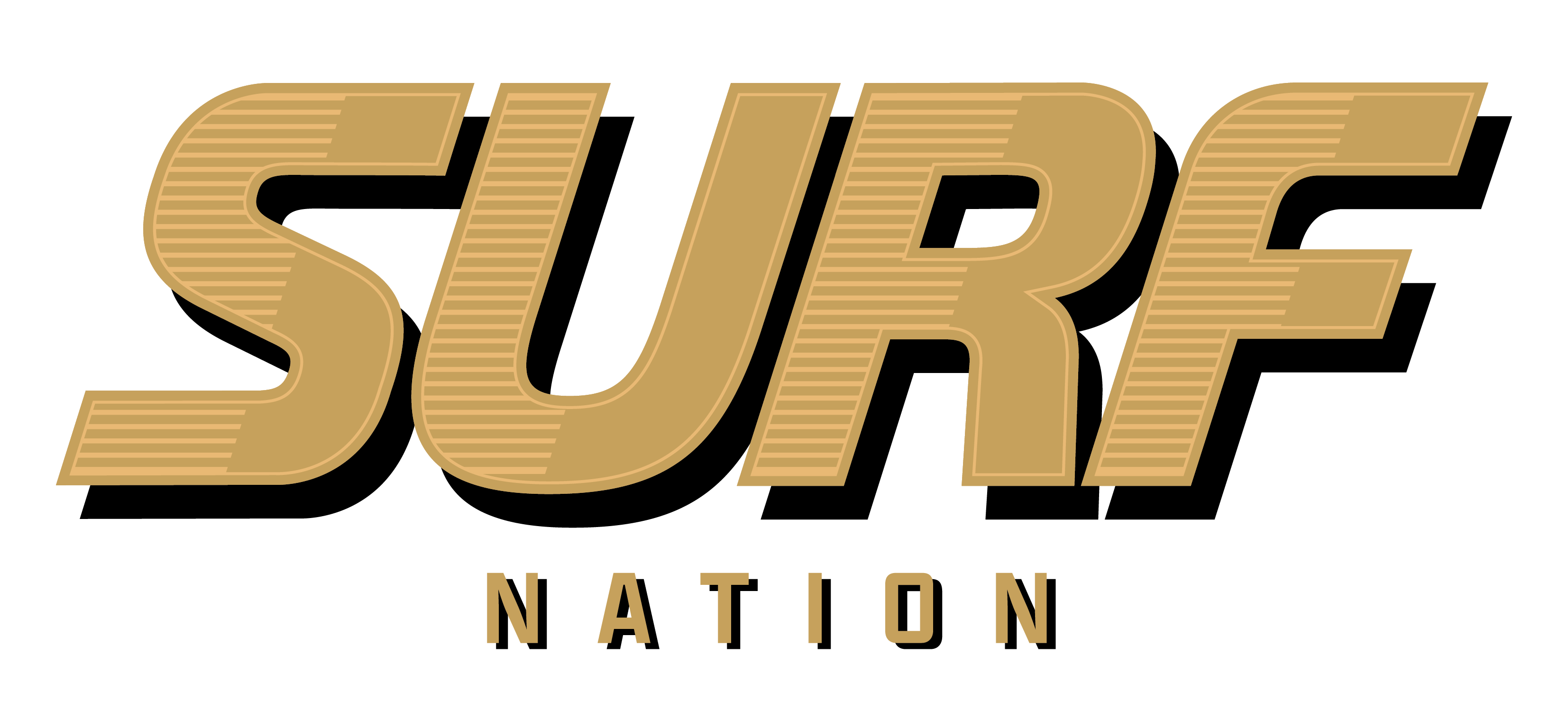 Gold Front "Surf" Center Surf "Nation"
