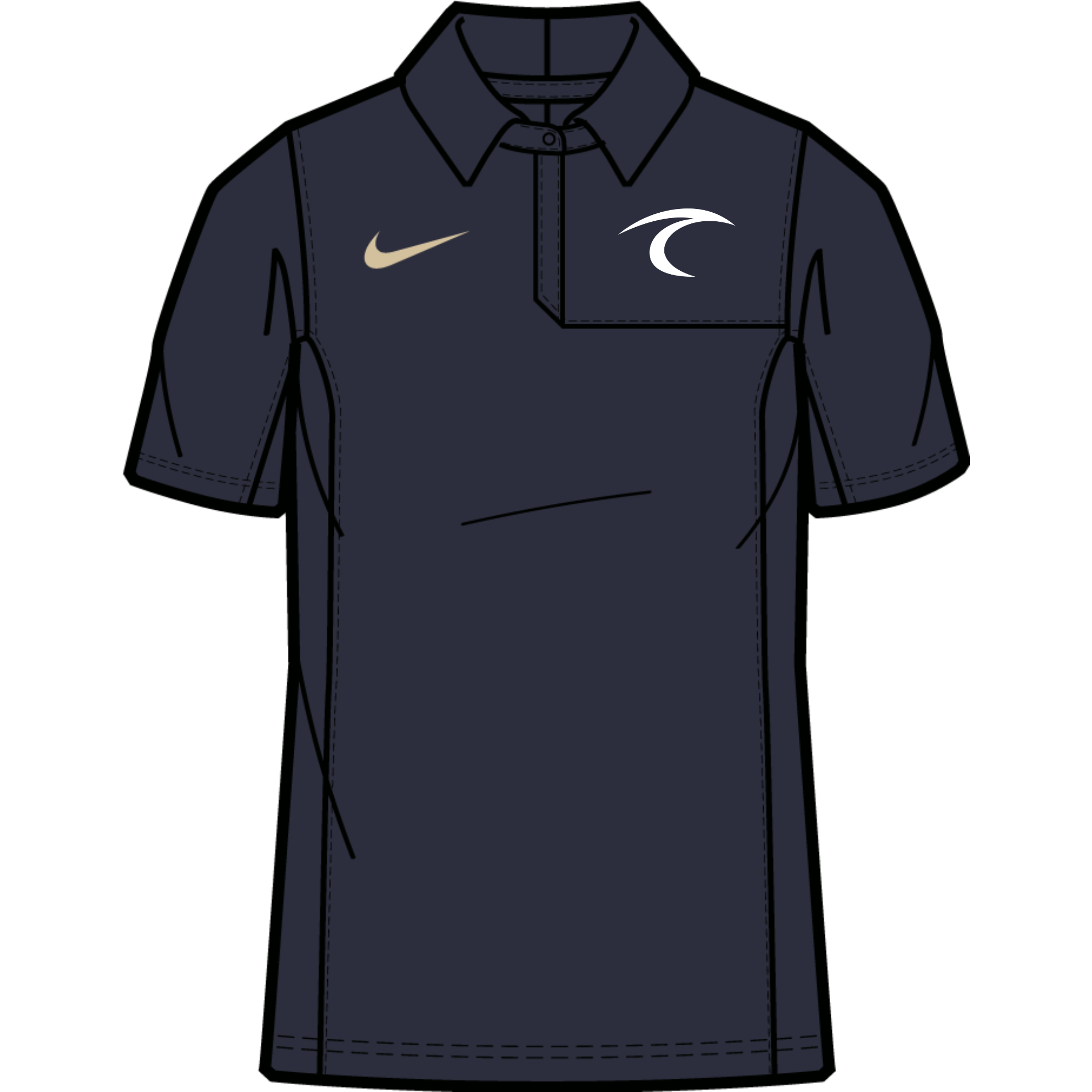 Coach 2025 Nike Women's Polo - Navy Blue