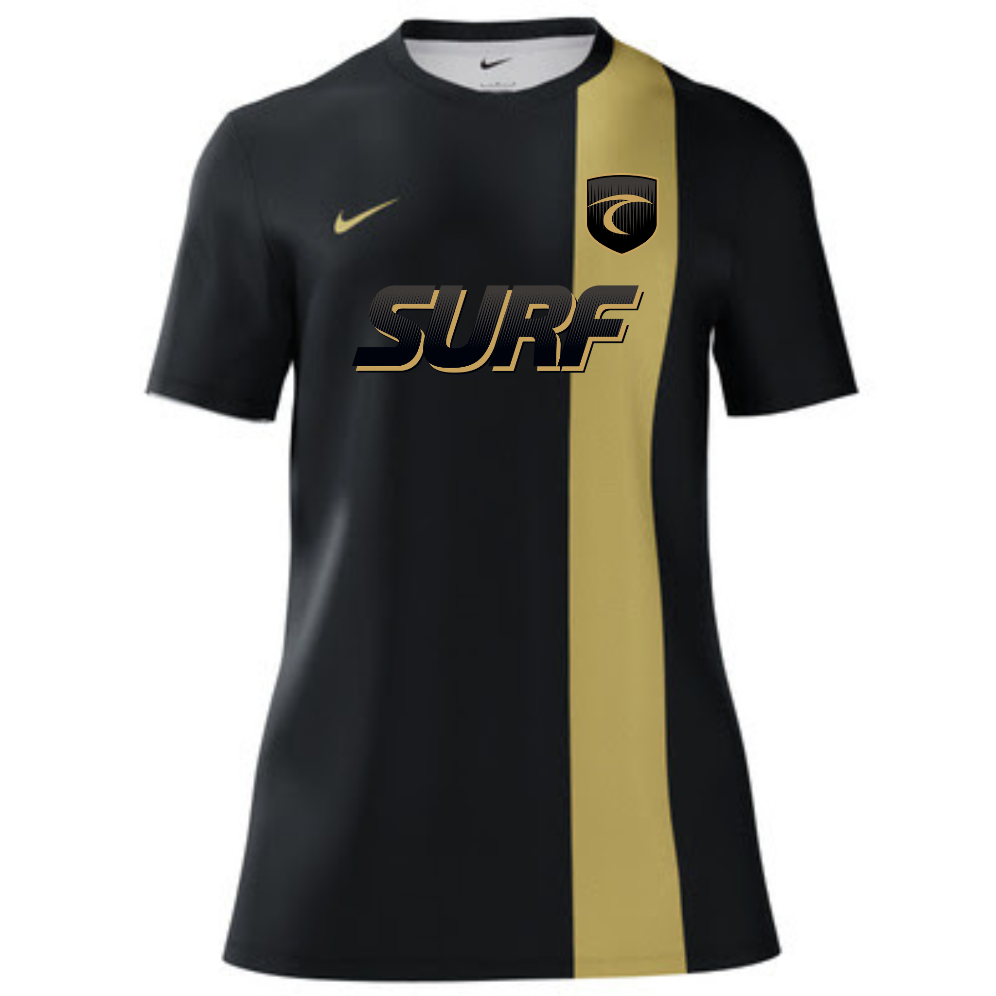 Nike Surf Custom Coaches Jersey - Black