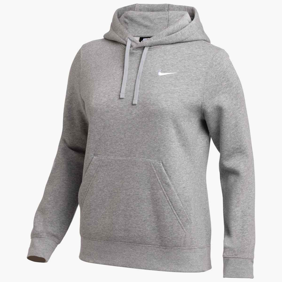 Nike Women's Team Club Fleece Hoodie - Dark Grey Heather