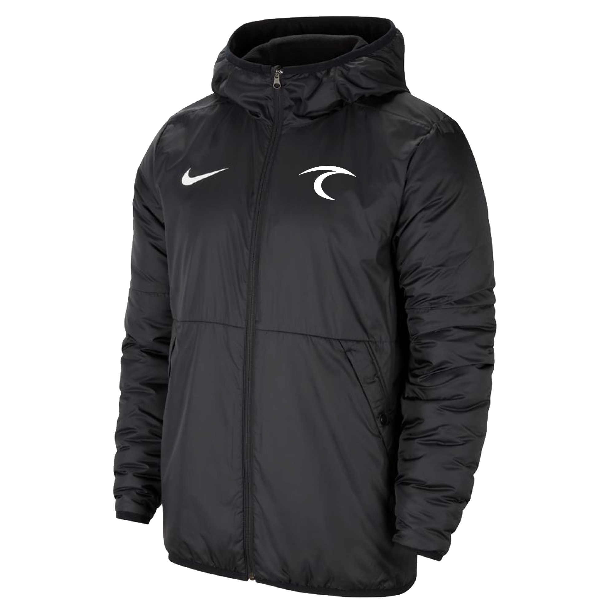 Chaqueta impermeable Nike Thermal Repel para mujer Coach 2024 - Negra