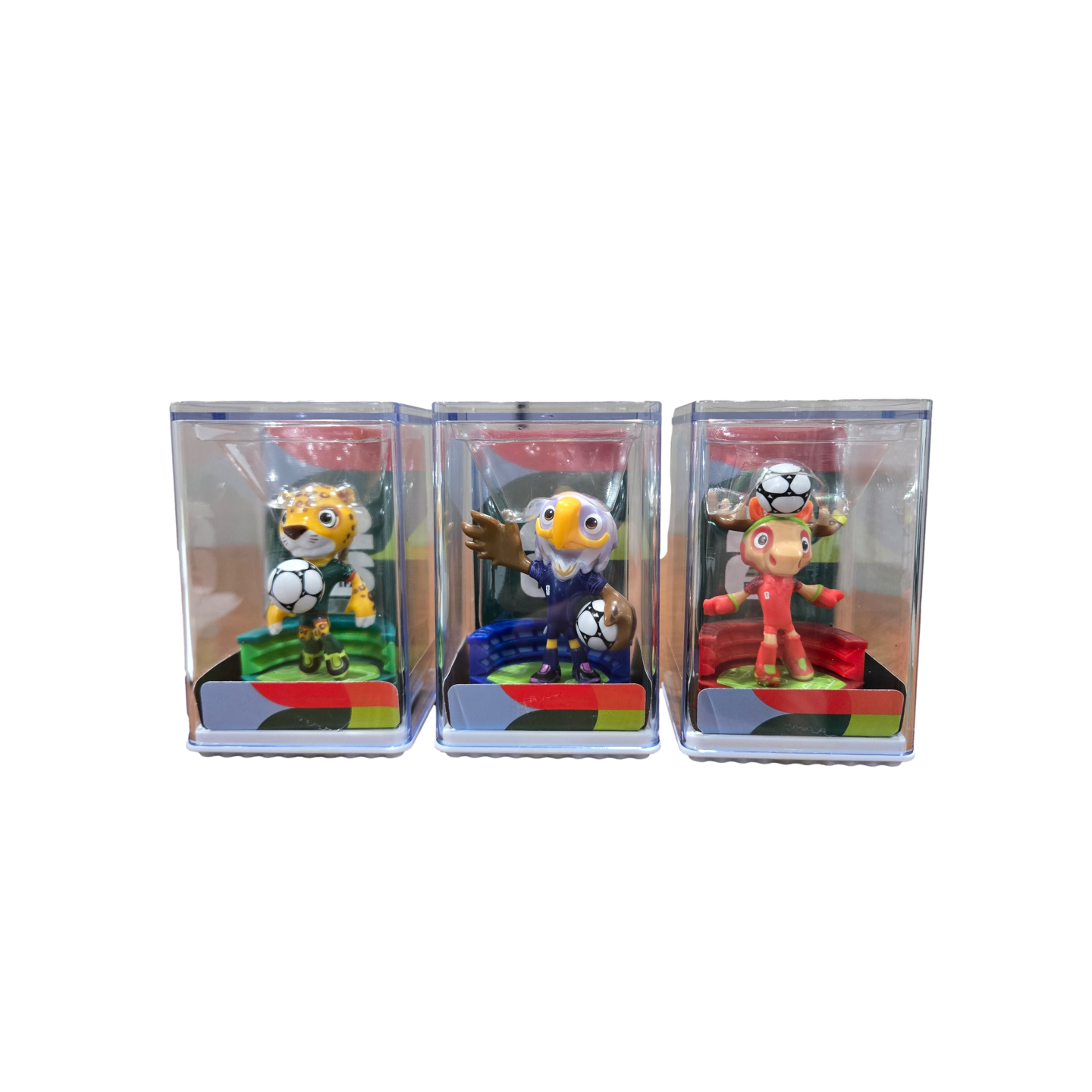 World Cup 2026 Mascots Figurines - USA/Mexico/Canada 3 Pack