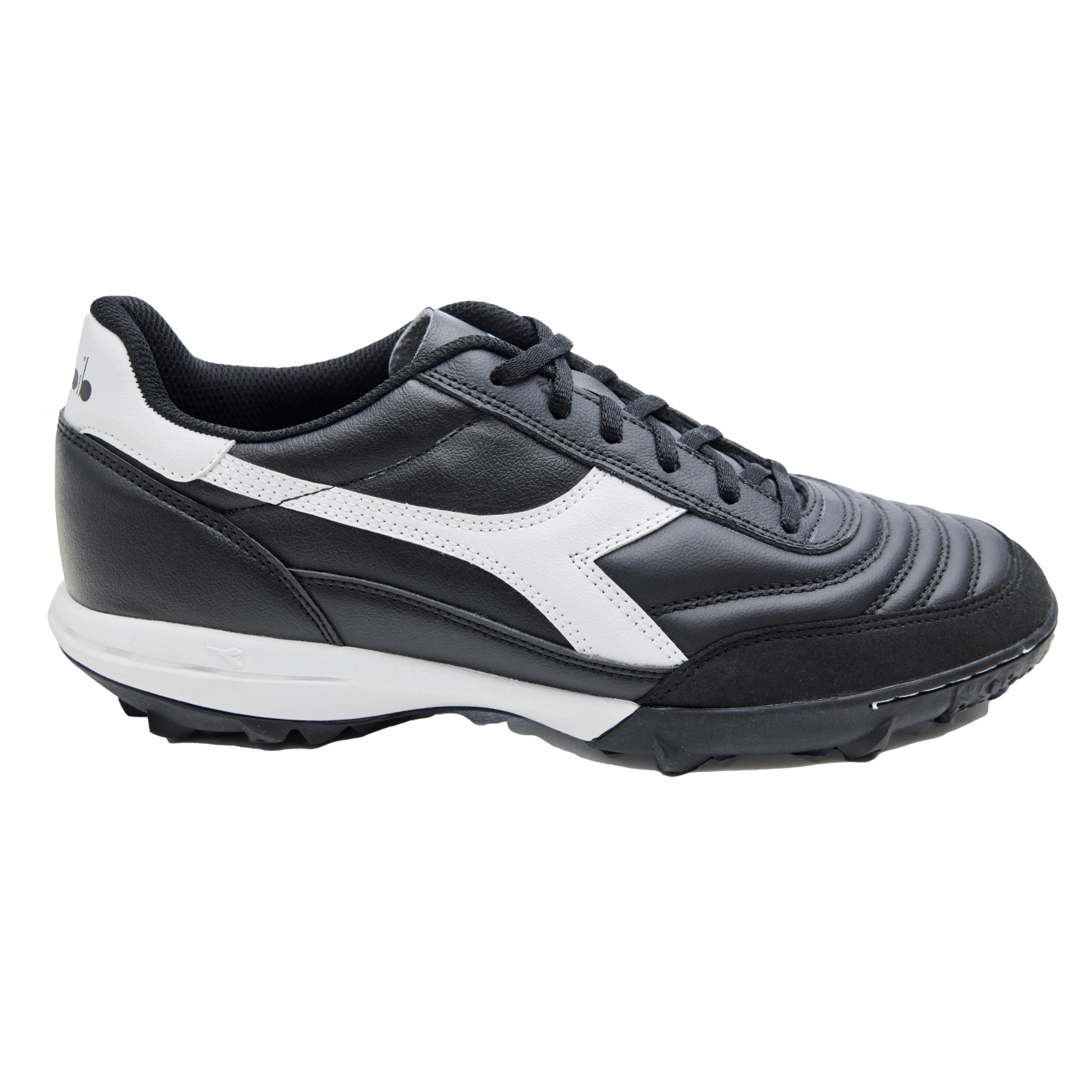 Diadora Calcetto LT Turf Soccer Shoe - Black / White