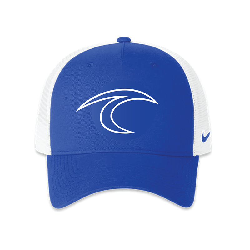 Gorra de camionero Nike Surf Team Snapback Coach 2025 - Azul real/blanco