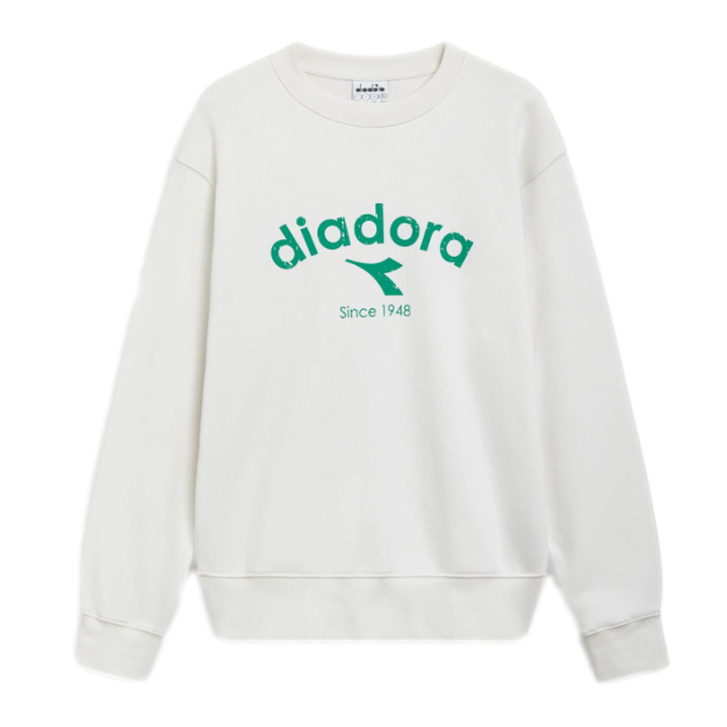 Diadora Athletic Logo Crew Sweatshirt - White 502.180634-20007