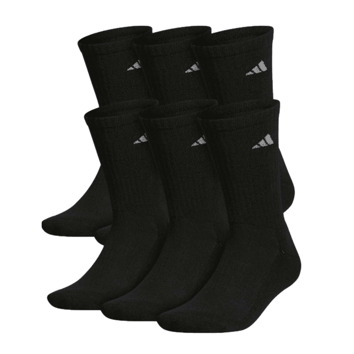 Calcetines deportivos acolchados de Adidas (paquete de 6)