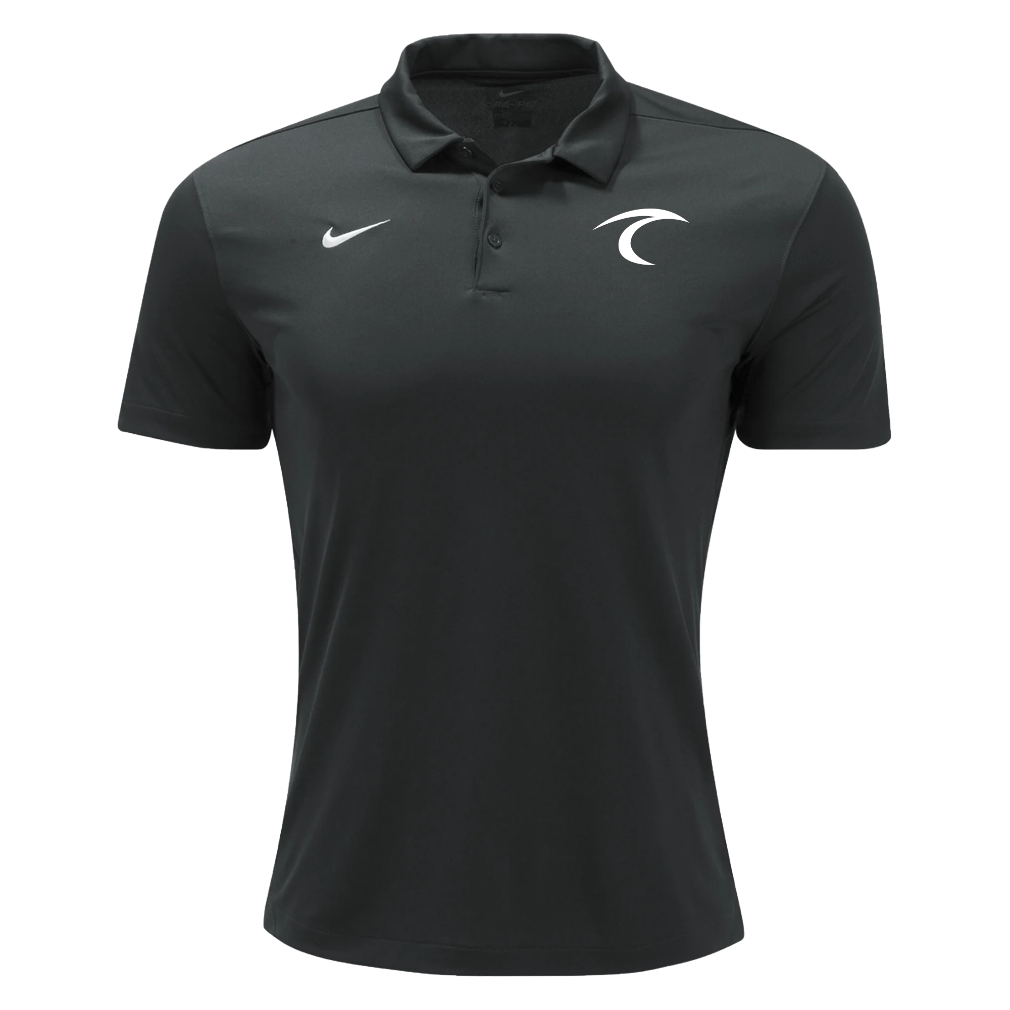 Polo de franquicia de Nike Coach 2023 para mujer, color negro