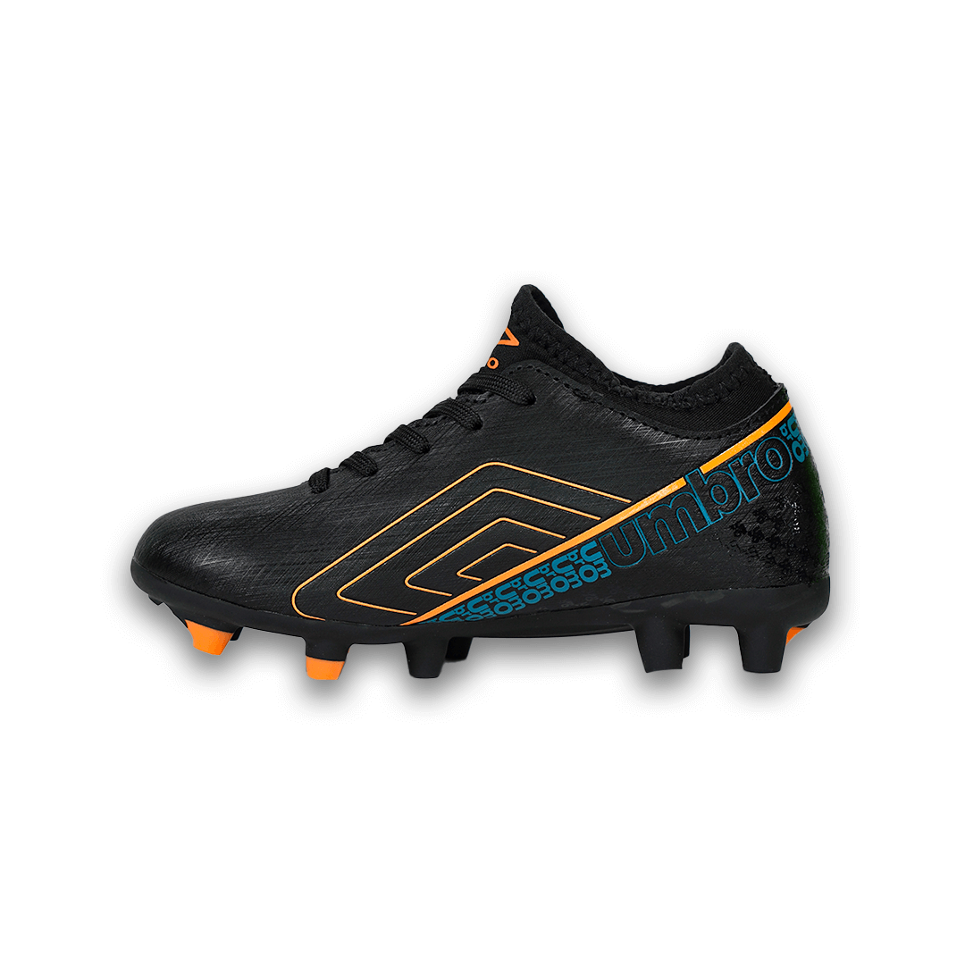 Botas de fútbol para terreno firme para jóvenes Umbro Spirito