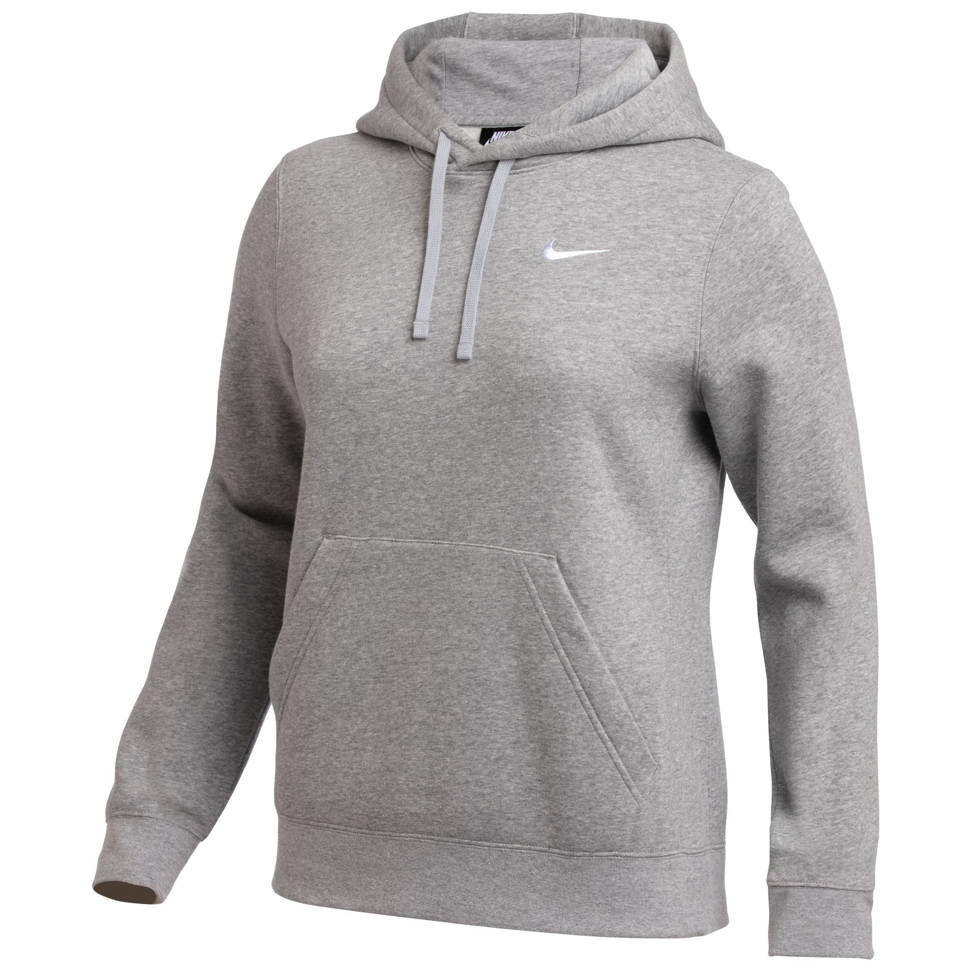 Nike Women's Team Club Fleece Hoodie - Dark Grey Heather