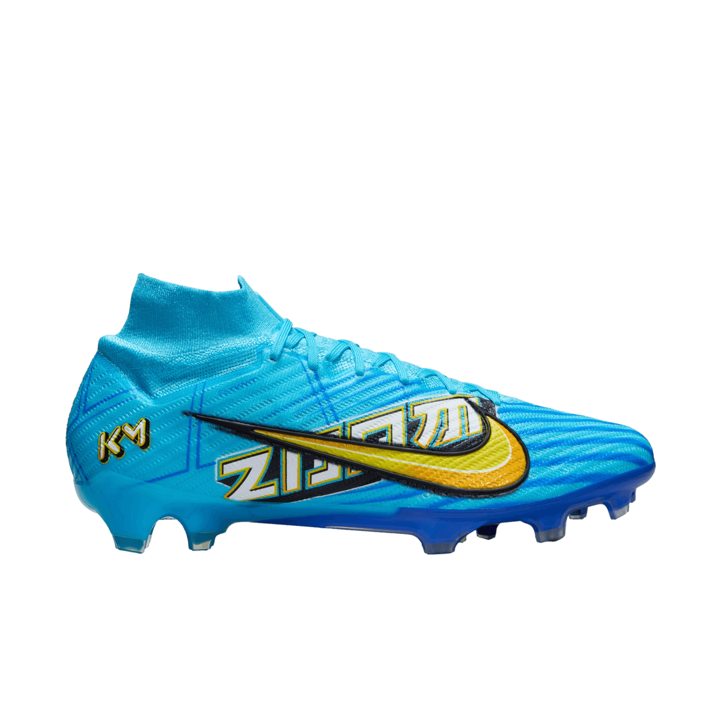 Nike Zoom Mercurial Superfly 9 Elite KM Mbappe Firm Ground Cleats DO9342-400
