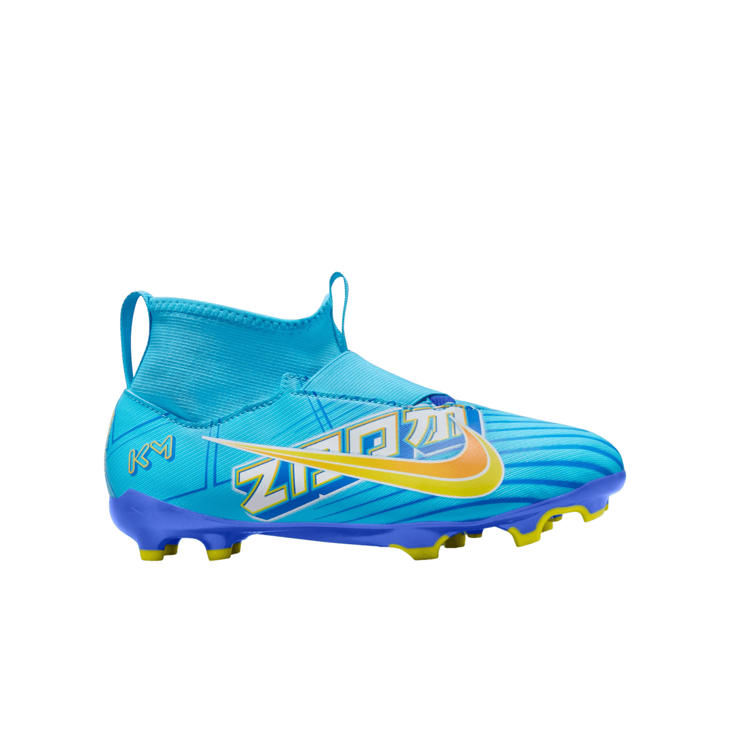 Botas de fútbol para terreno firme Nike Mercurial Zoom Superfly 9 Academy KM Mbappe MG para jóvenes