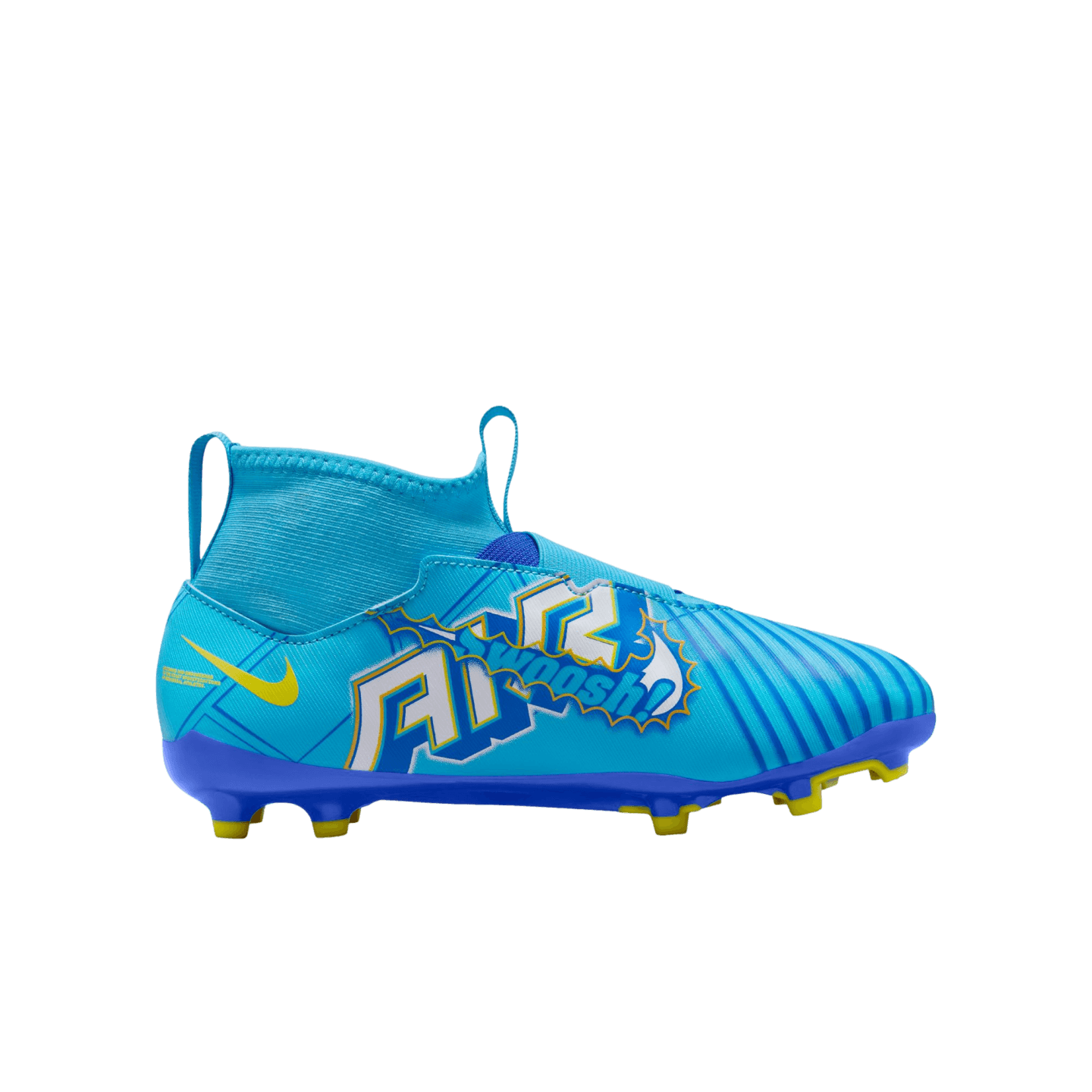 Botas de fútbol para terreno firme Nike Mercurial Zoom Superfly 9 Academy KM Mbappe MG para jóvenes